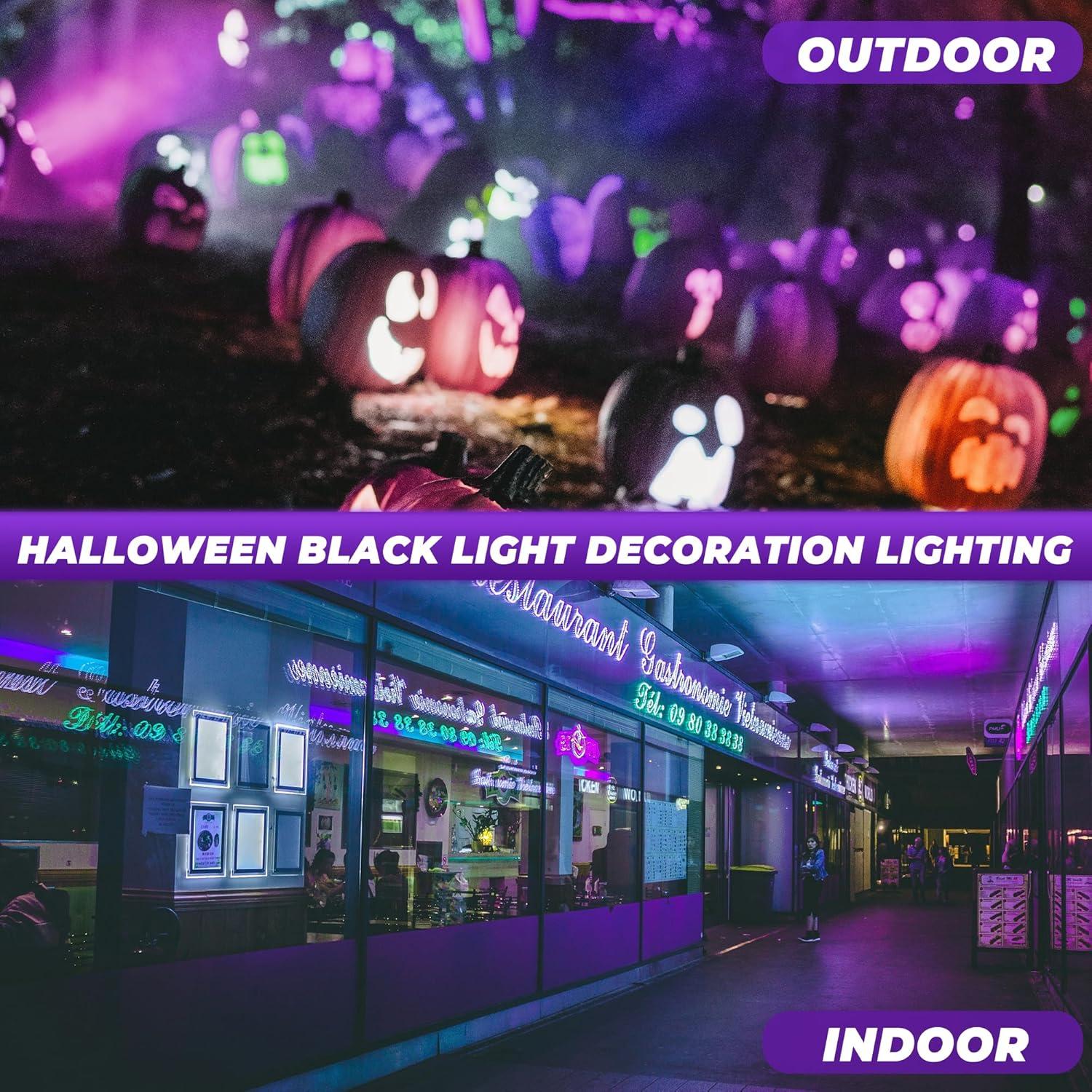 Luz Negra UV Portátil KunHe 395nm Recargable 2 Piezas