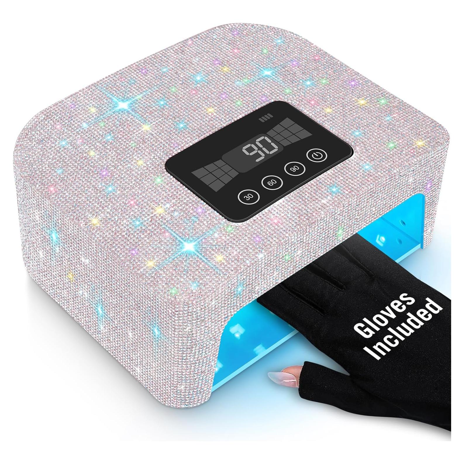 Lámpara UV de Uñas Inalámbrica Aedavey 36W con 4 Modos