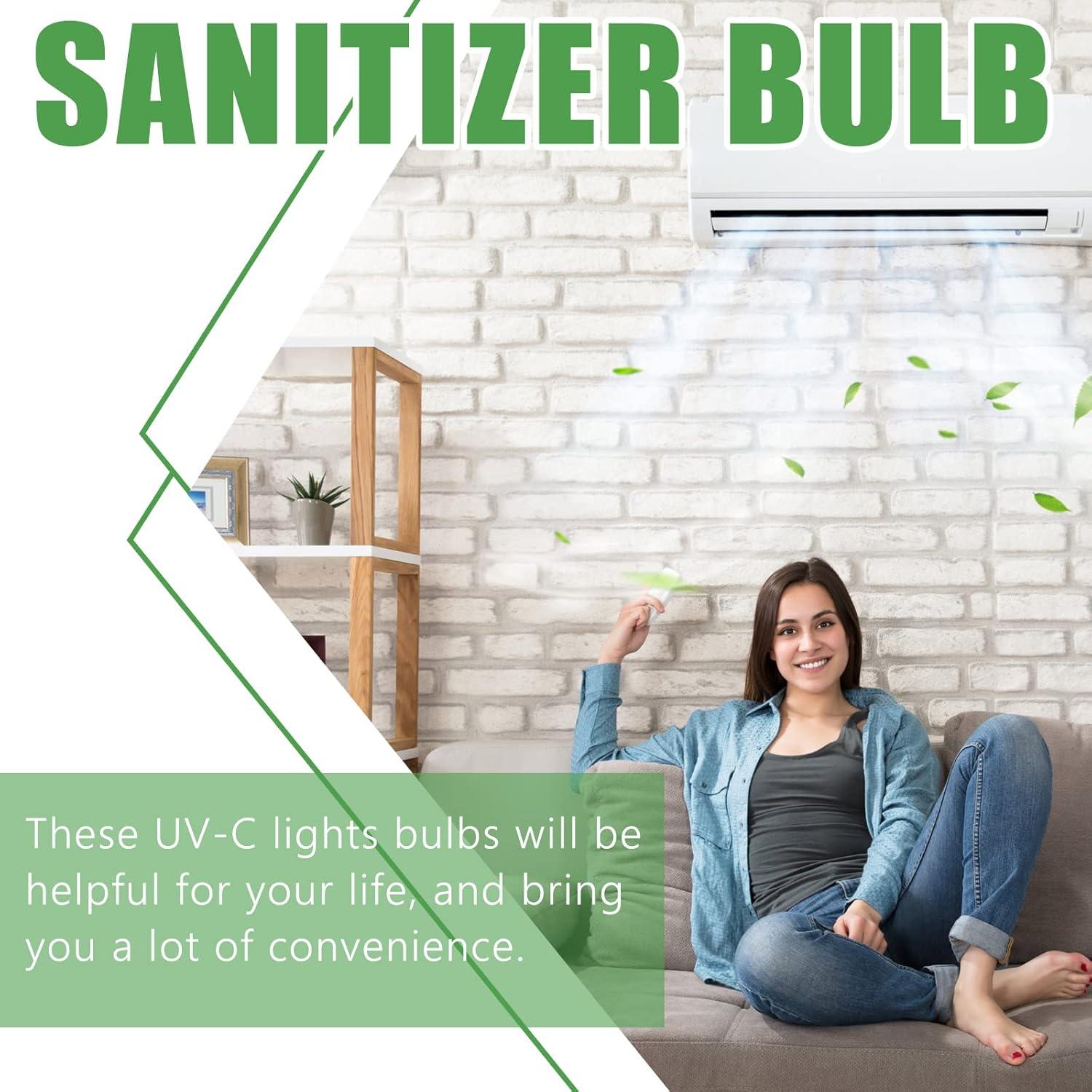 4 Bombillas UV-C 9W Kittmip Base G23 para Lámpara Estanque