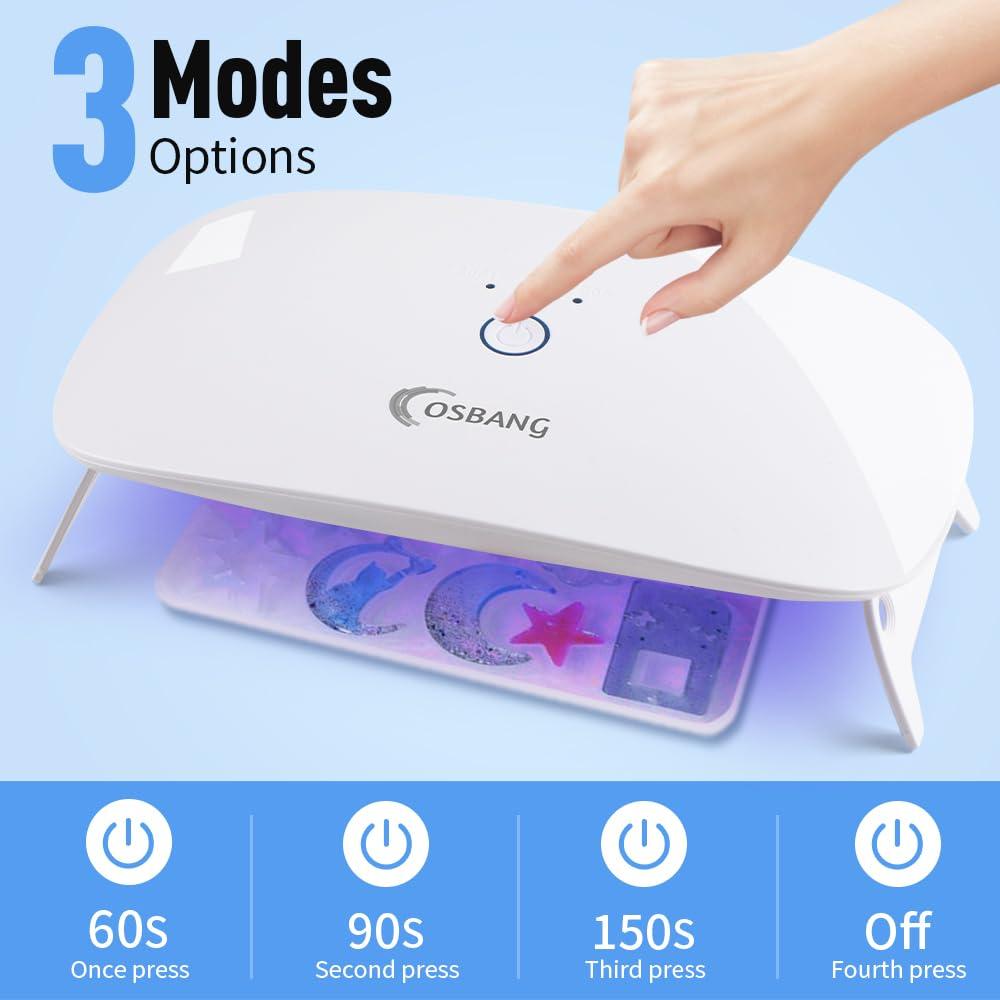 Kit de 2 Luces UV Plegables OSBANG para Resina 36W