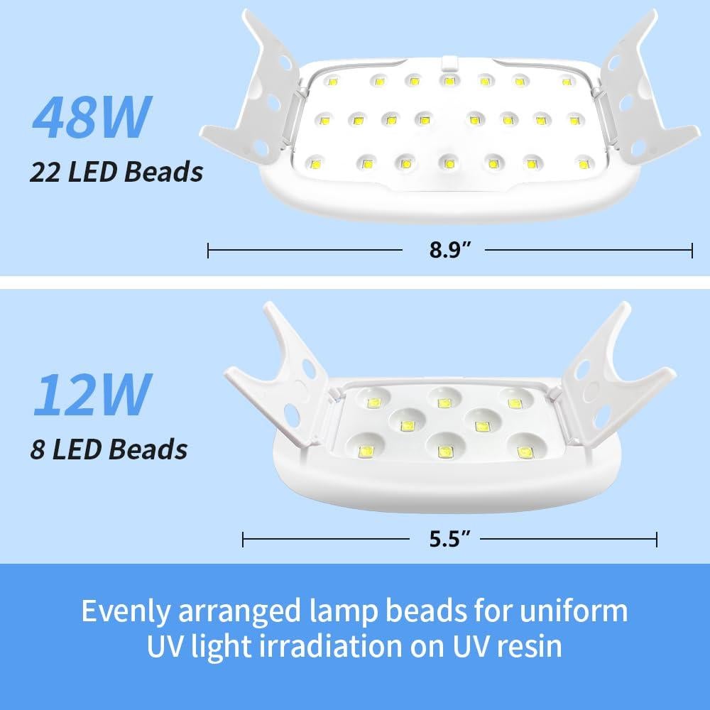 Kit de 2 Luces UV Plegables OSBANG para Resina 36W