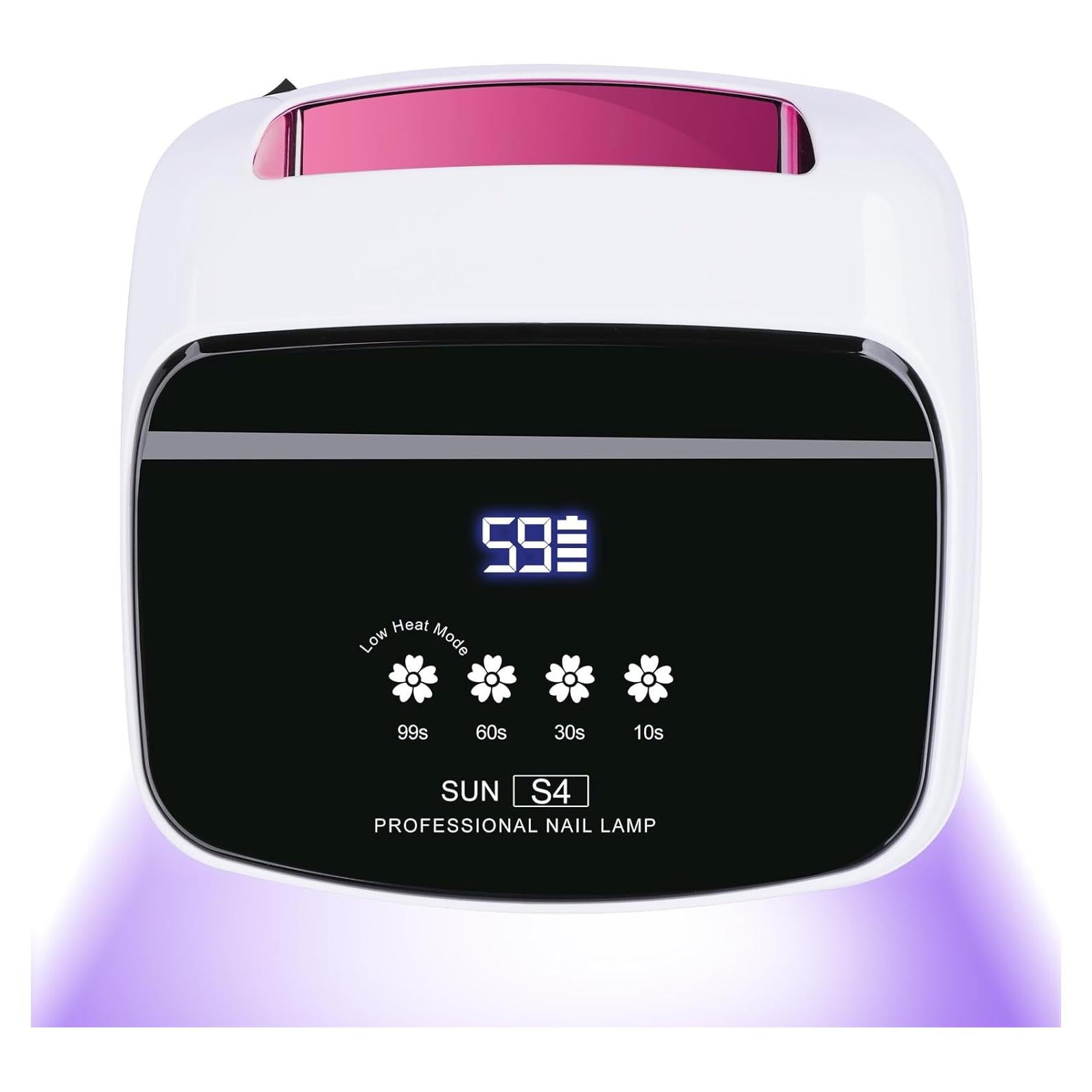 Lámpara de Uñas Inalámbrica ANYINS 288W UV LED 8 Horas