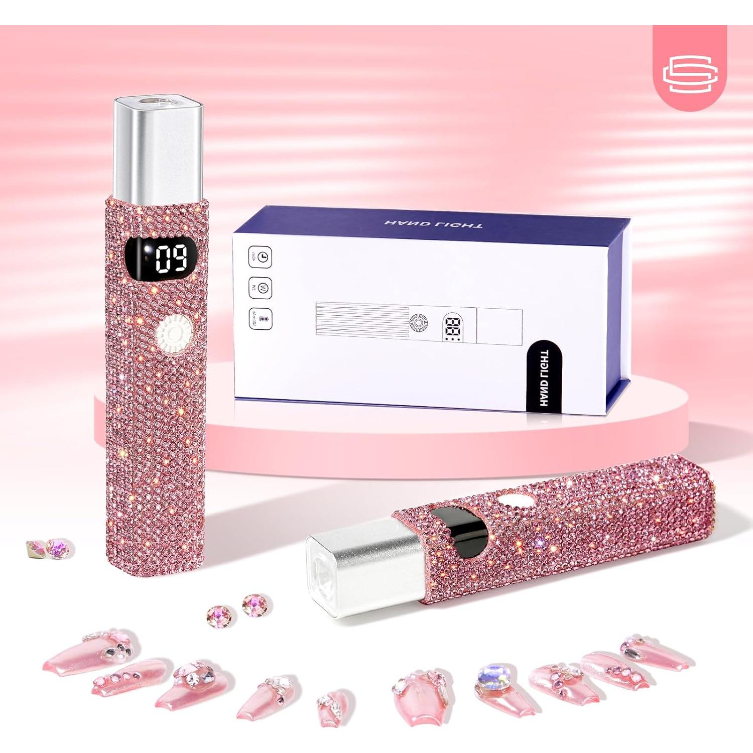 Lámpara LED UV portátil CHRISTINE SHELLY 5X rosa 90g