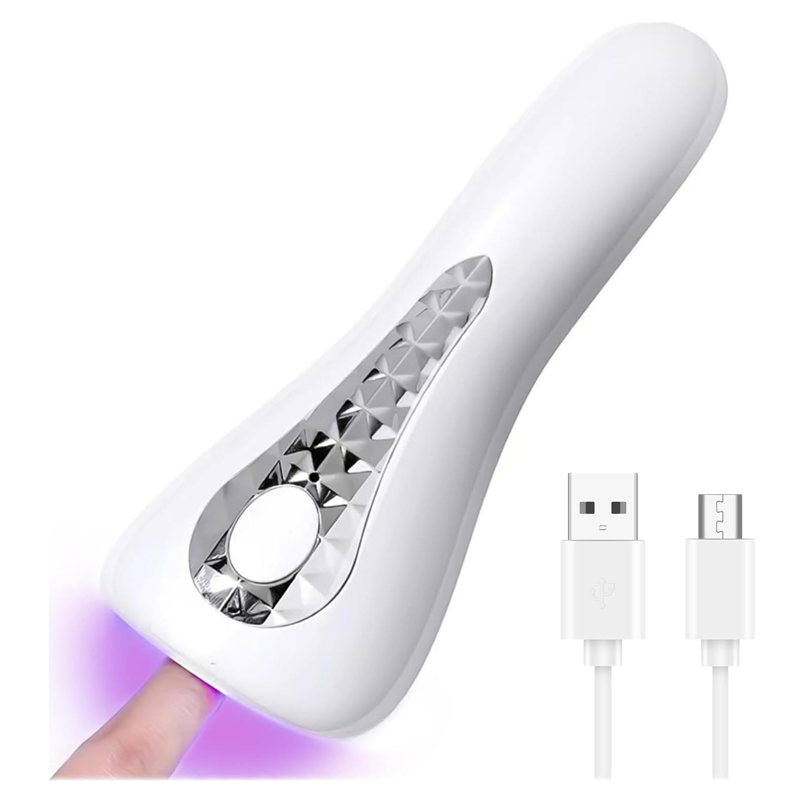 Mini Lámpara UV Portátil ESUOHYM para Uñas de Gel 17cm