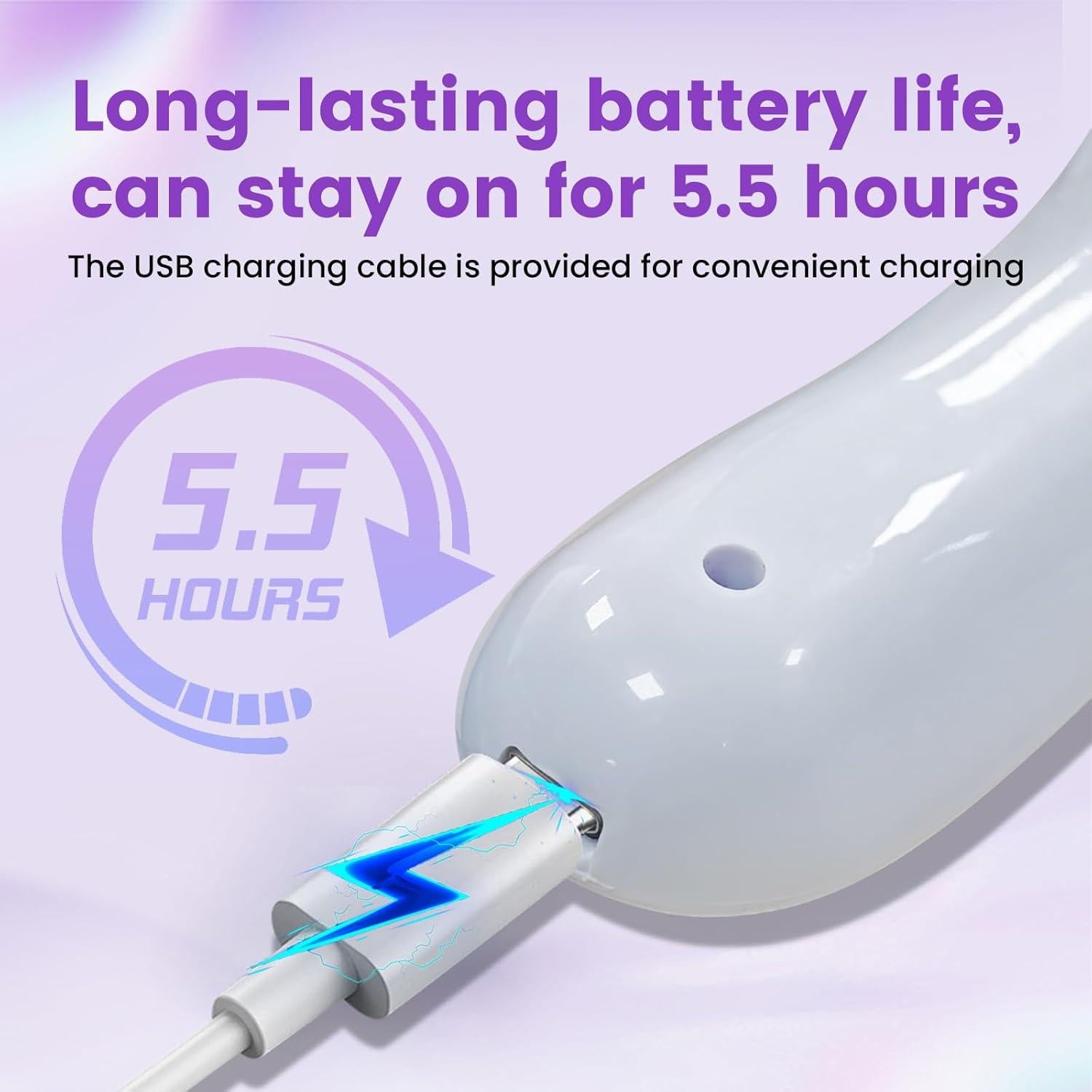 Mini Lámpara UV Portátil ESUOHYM para Uñas de Gel 17cm