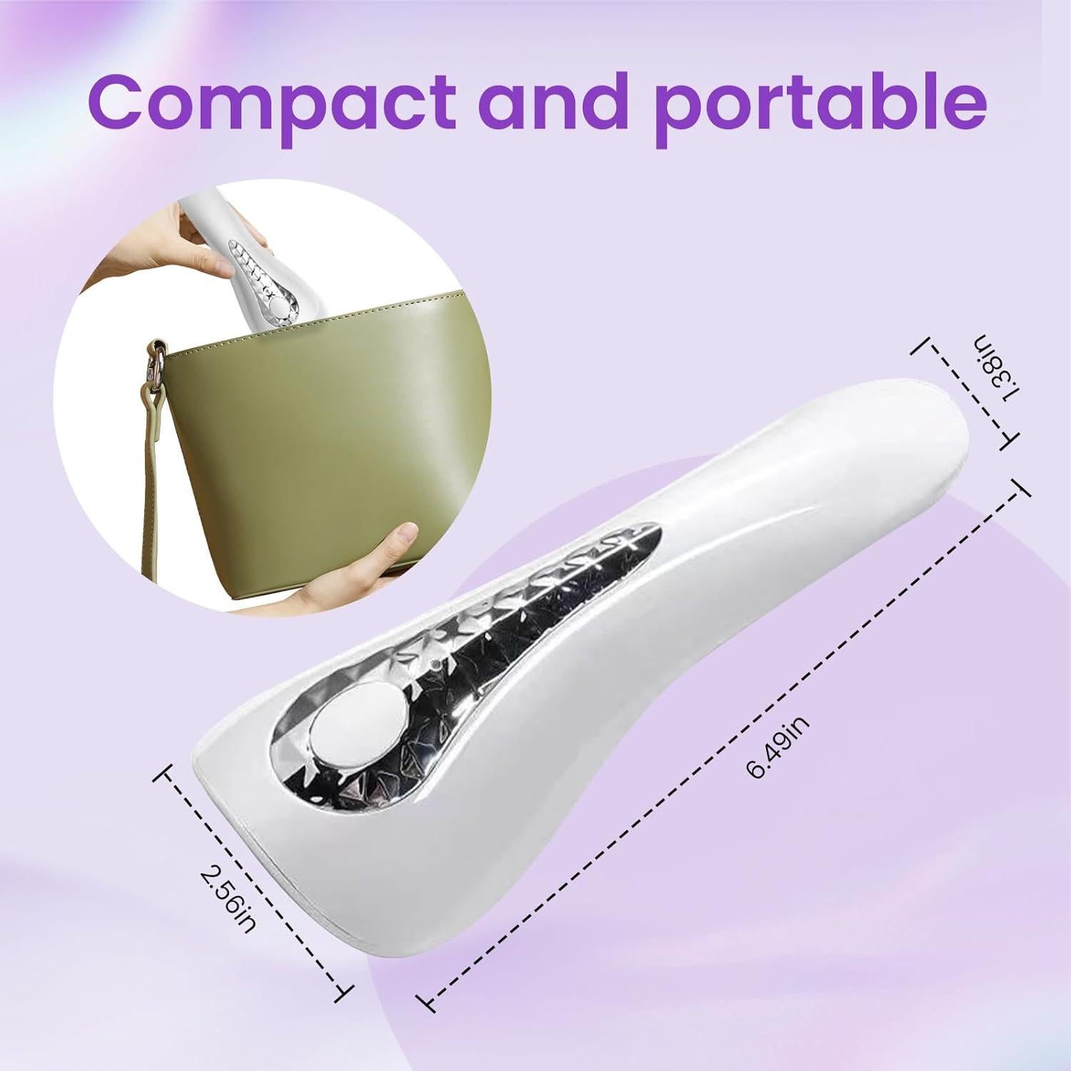 Mini Lámpara UV Portátil ESUOHYM para Uñas de Gel 17cm