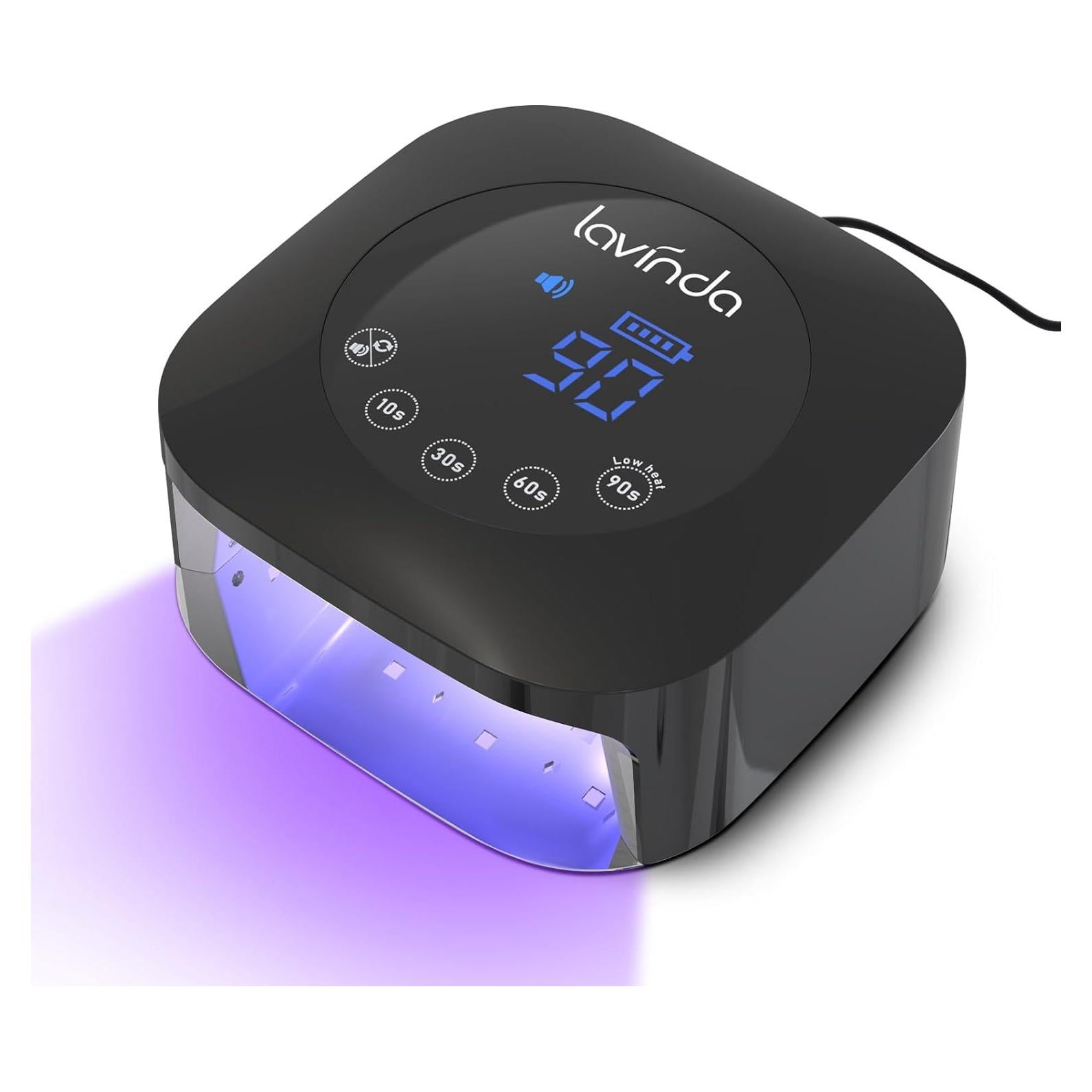 Lámpara UV LED Lavinda 54W para Uñas de Gel - Secado Rápido