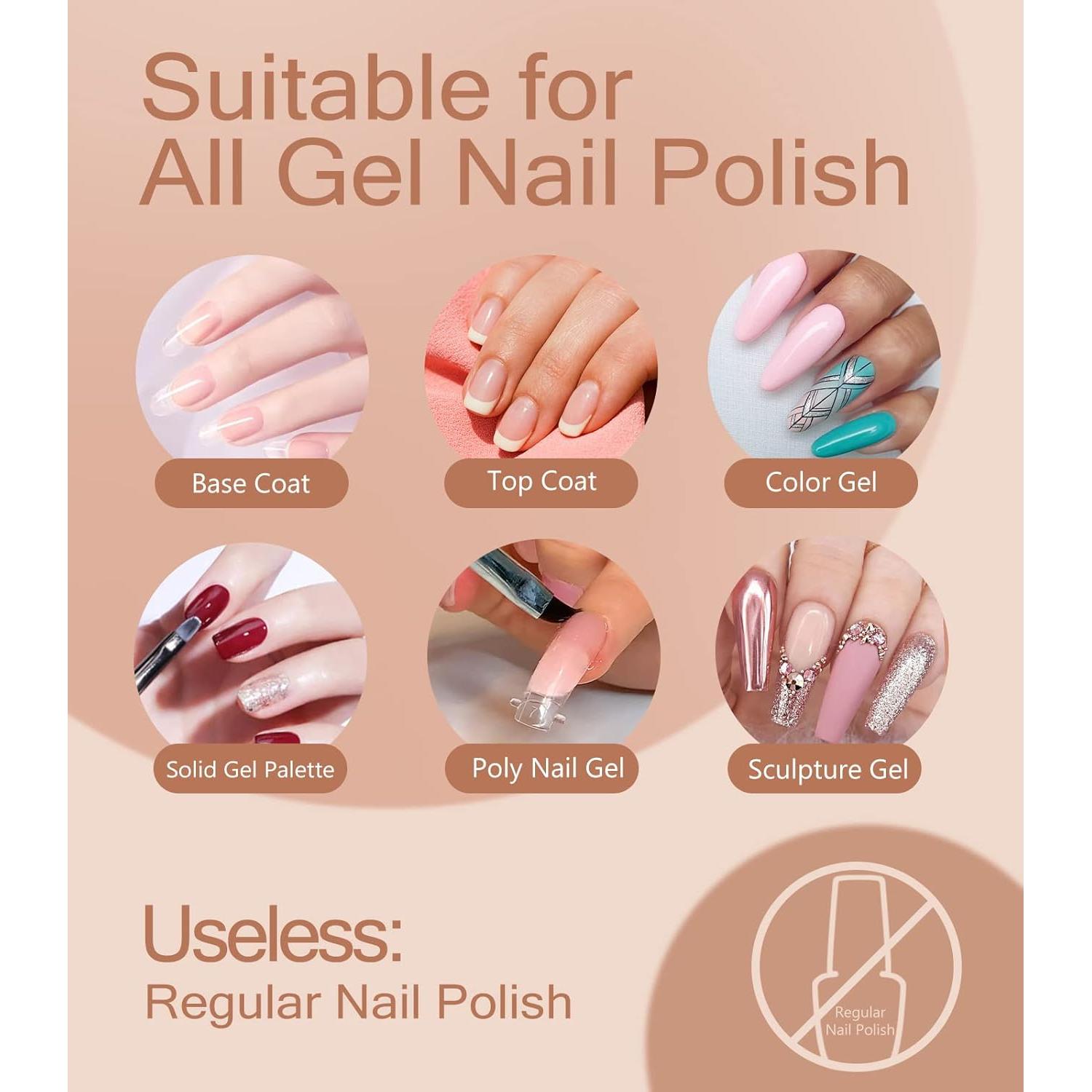 Lámpara de Uñas UV LED Easkep 86W Secador Rápido para Gel