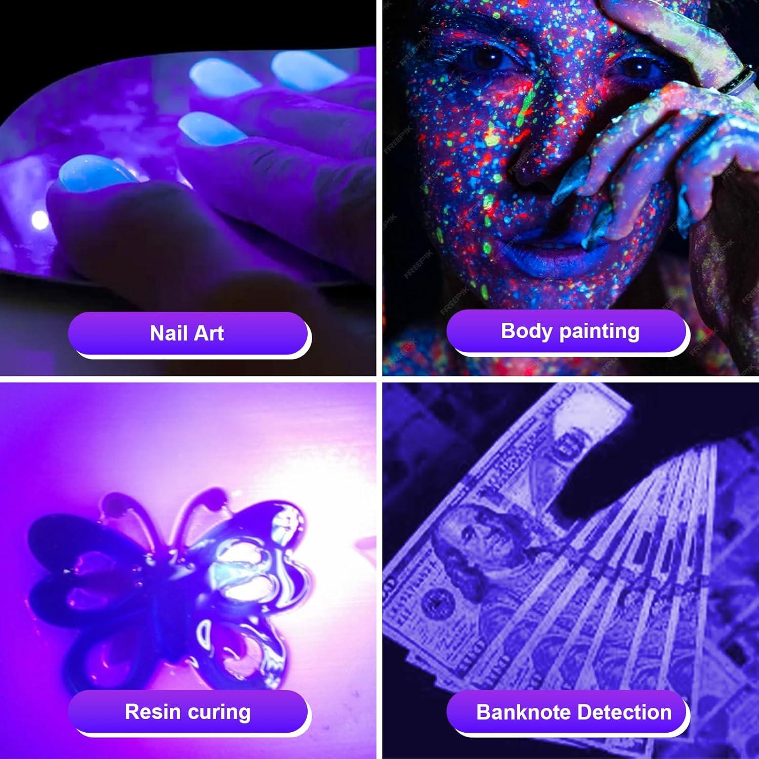 Luz UV Nuvioxt Recargable Plegable para Curado de Resina