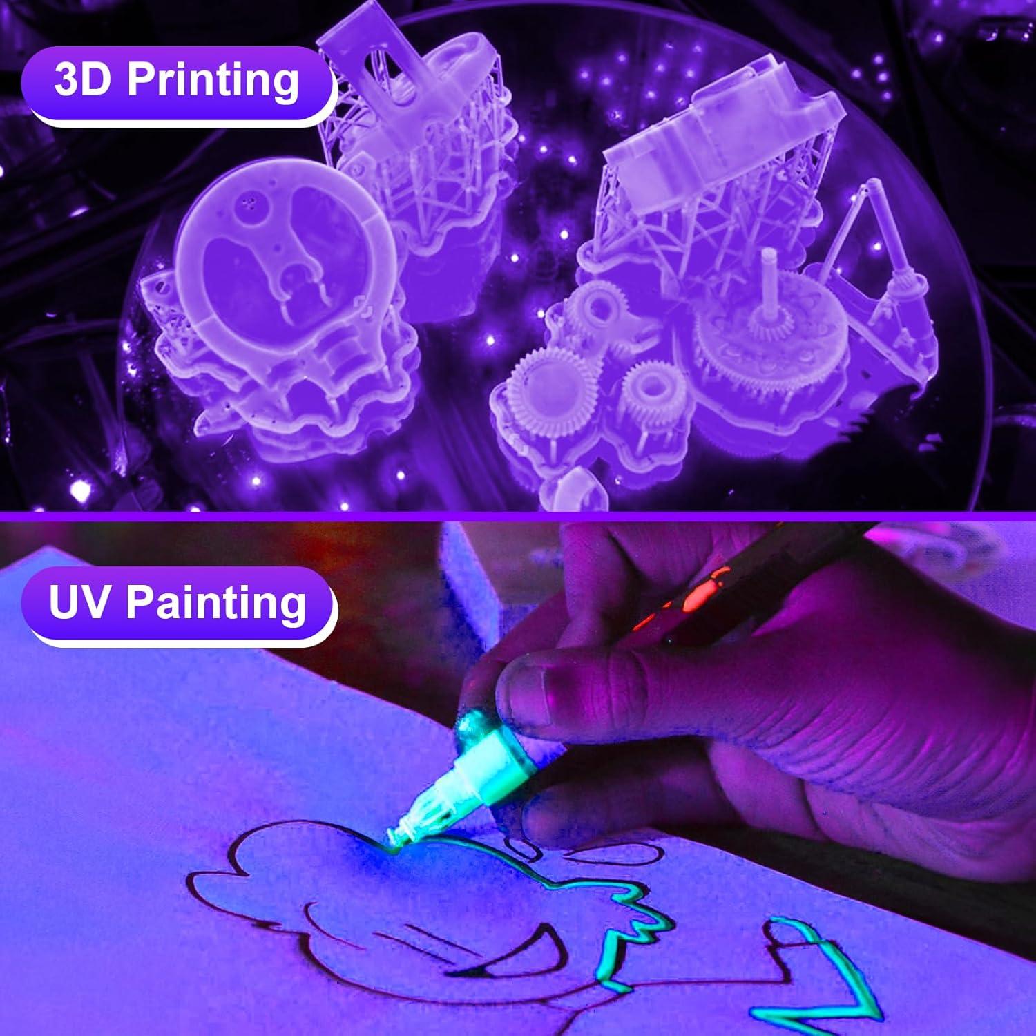 Luz UV Nuvioxt Recargable Plegable para Curado de Resina