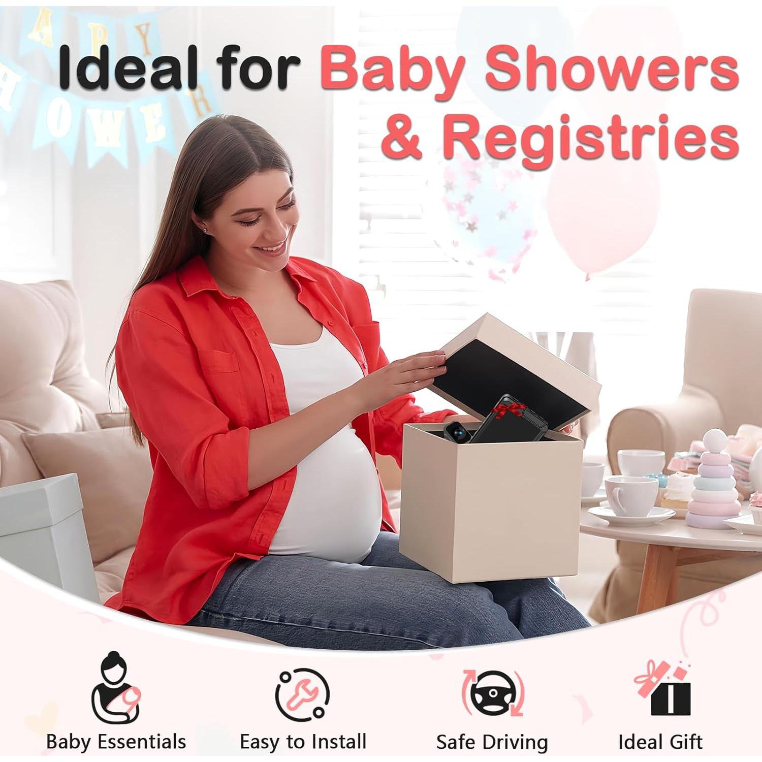 Cámara Doble para Bebés en Auto Fodkh - Pantalla 6.9" HD