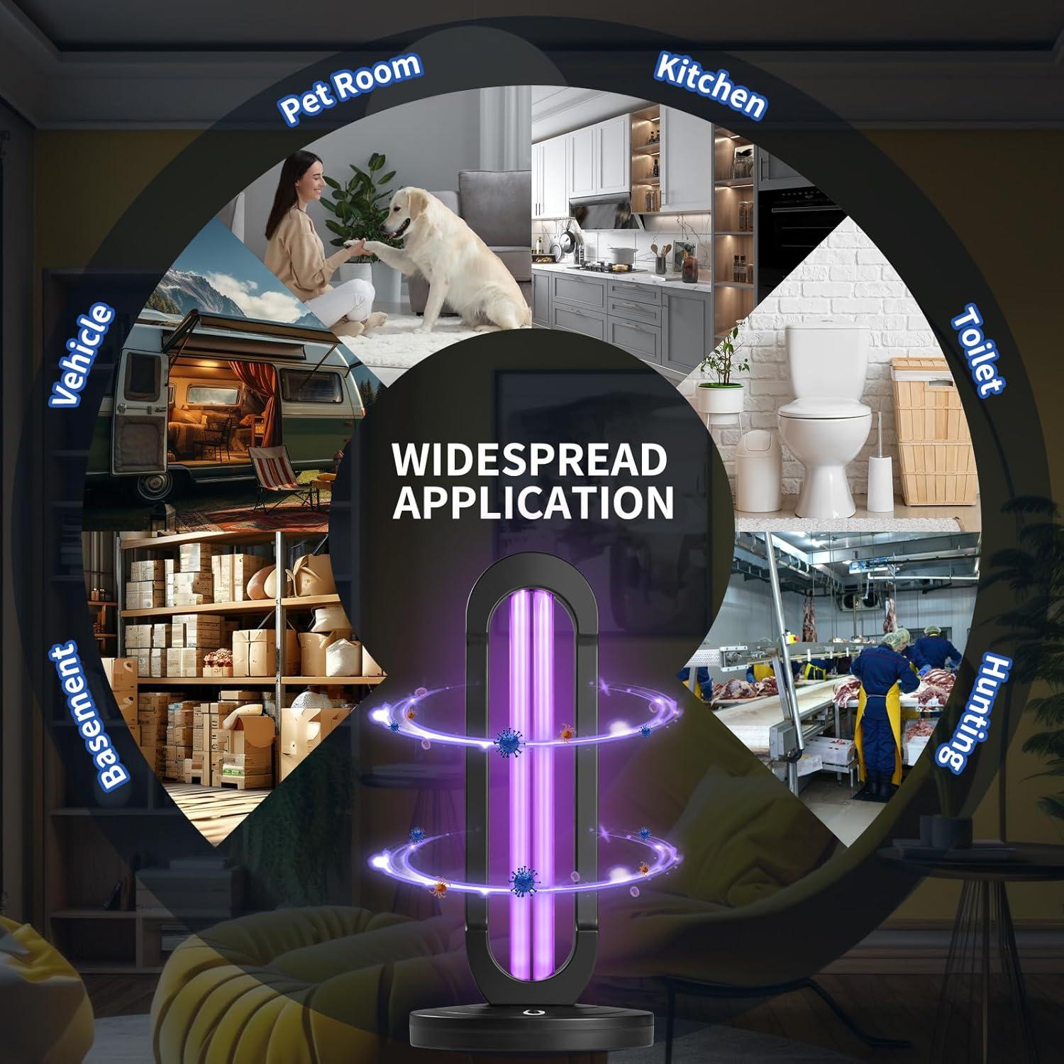 Lámpara UVC 38W Tesiplz - Refrescamiento de Aire y Superficie