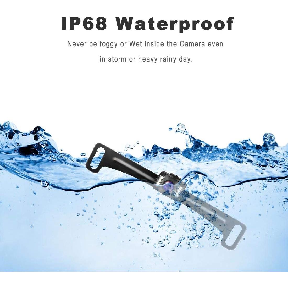 Cámara de Respaldo GLK HD con 6 LED y Visión Nocturna