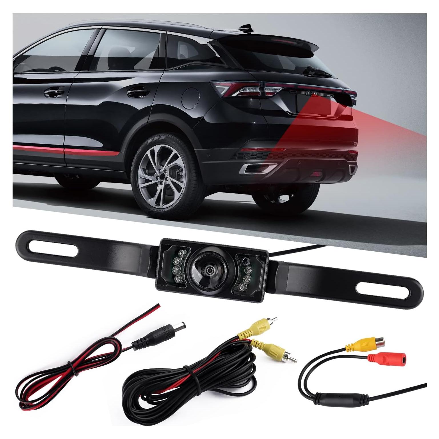 Cámara de Respaldo HD SSNNUU 170° con Visión Nocturna IP67