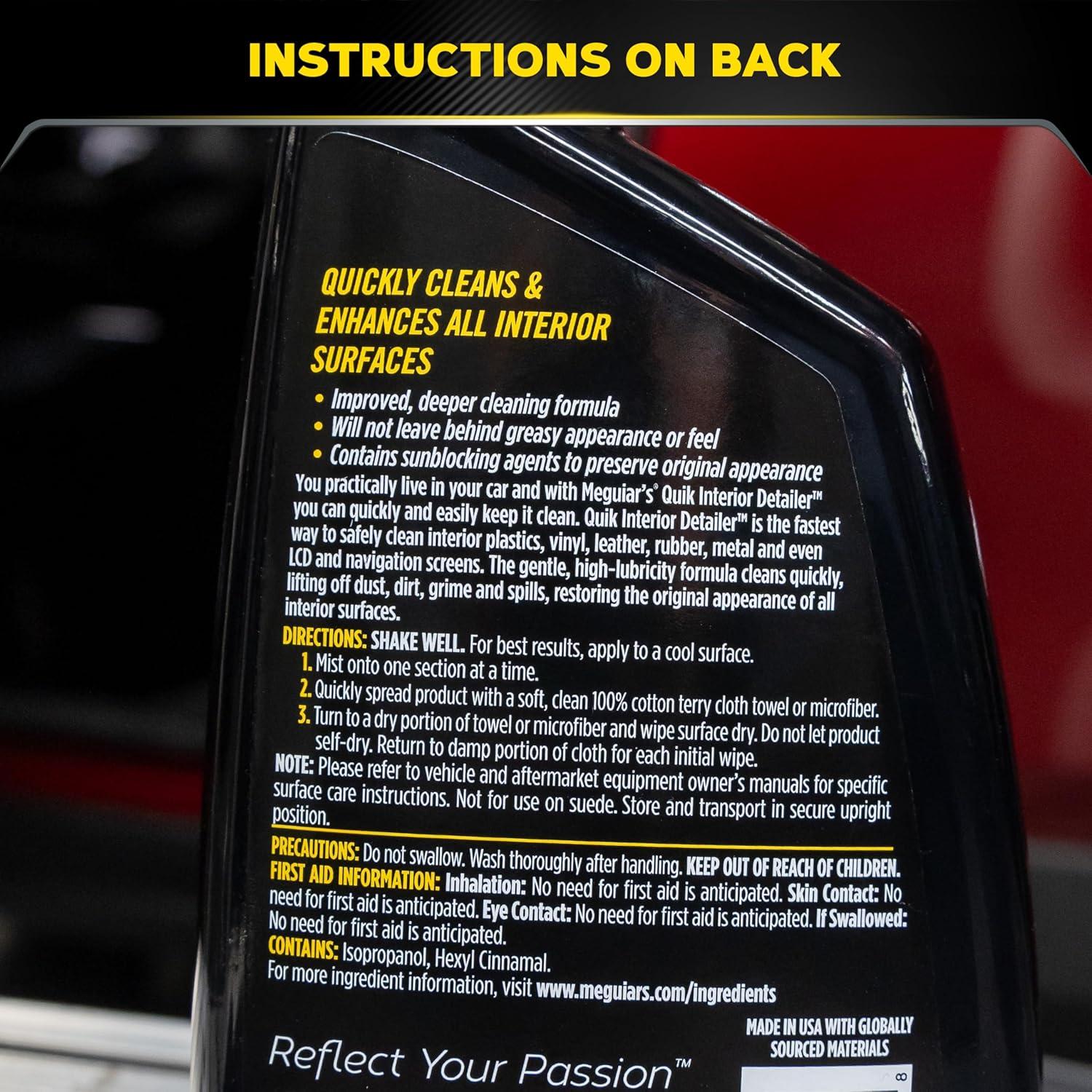 Limpiador de interiores Meguiar's Quik - Spray 710 ml