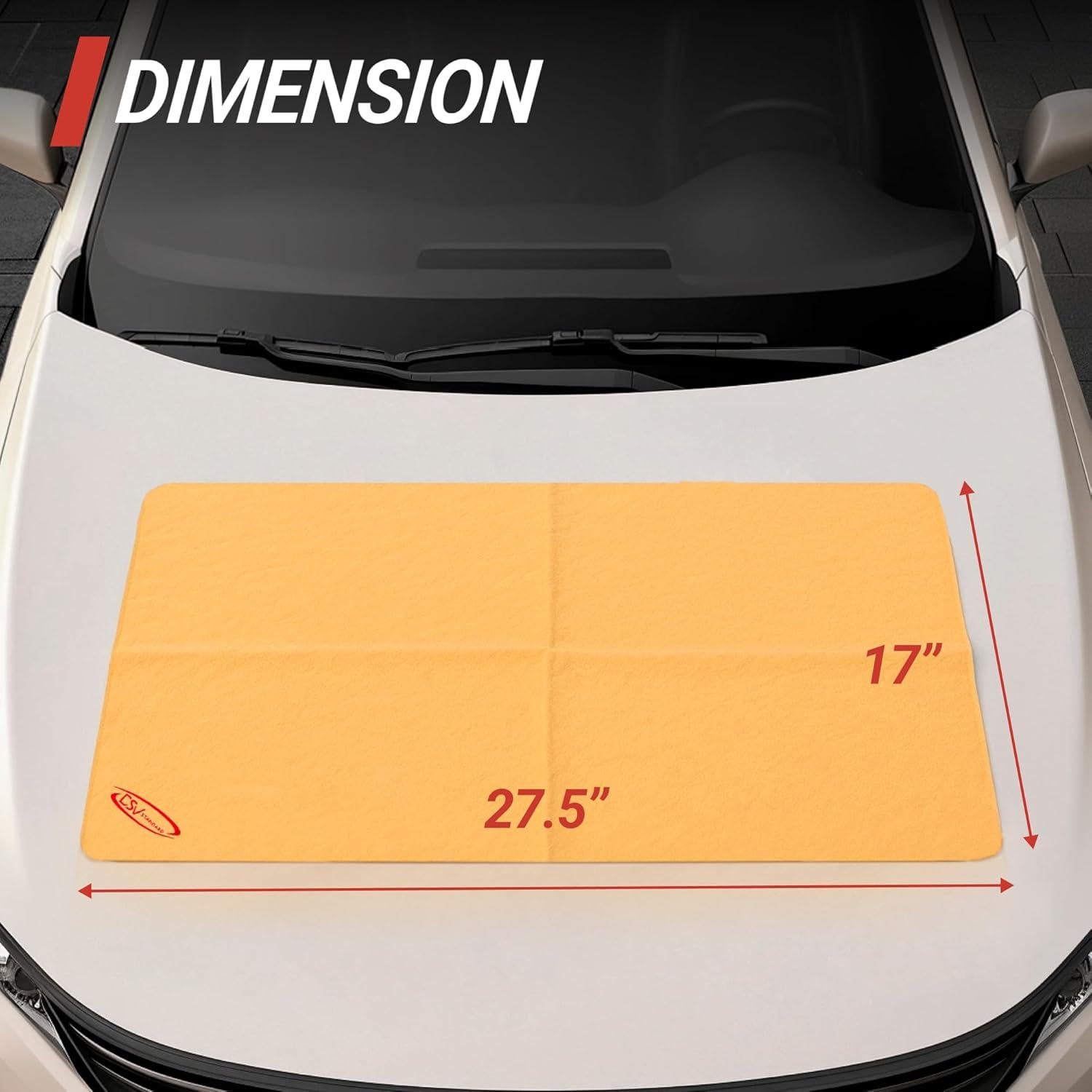 Toalla de Chamois DSV Premium 69.85 x 43.18 cm - Absorbente y Reutilizable