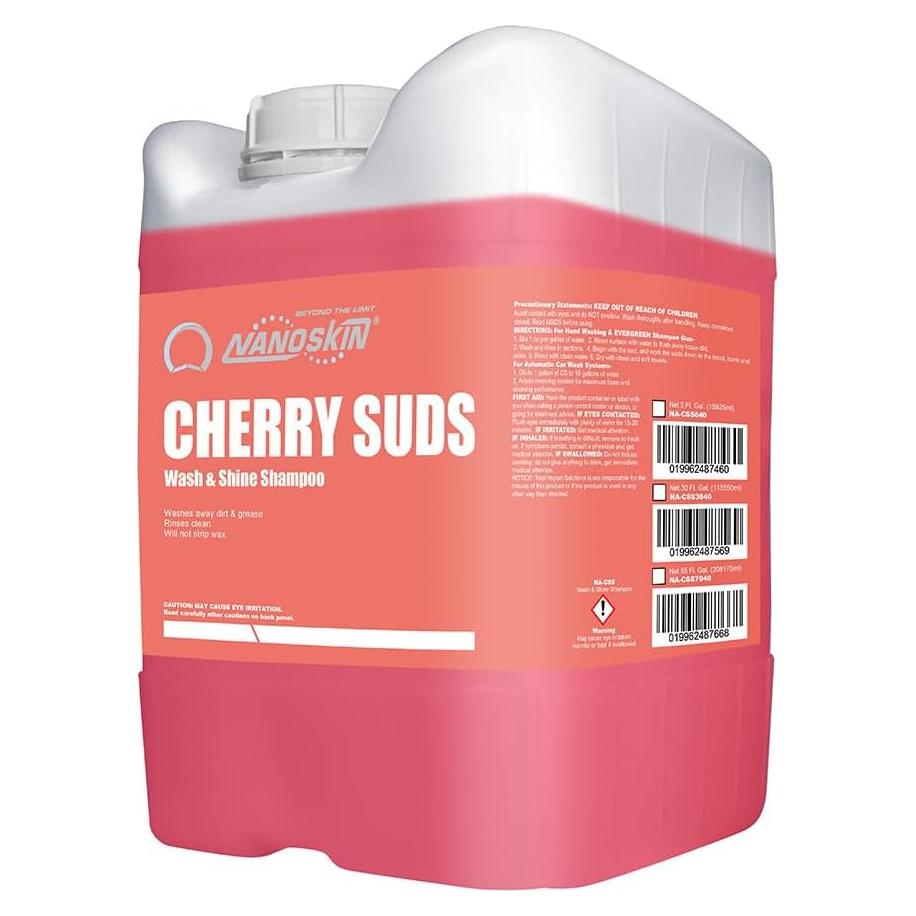 Champú Concentrado Nanoskin CHERRY SUDS 640 Oz Espumoso