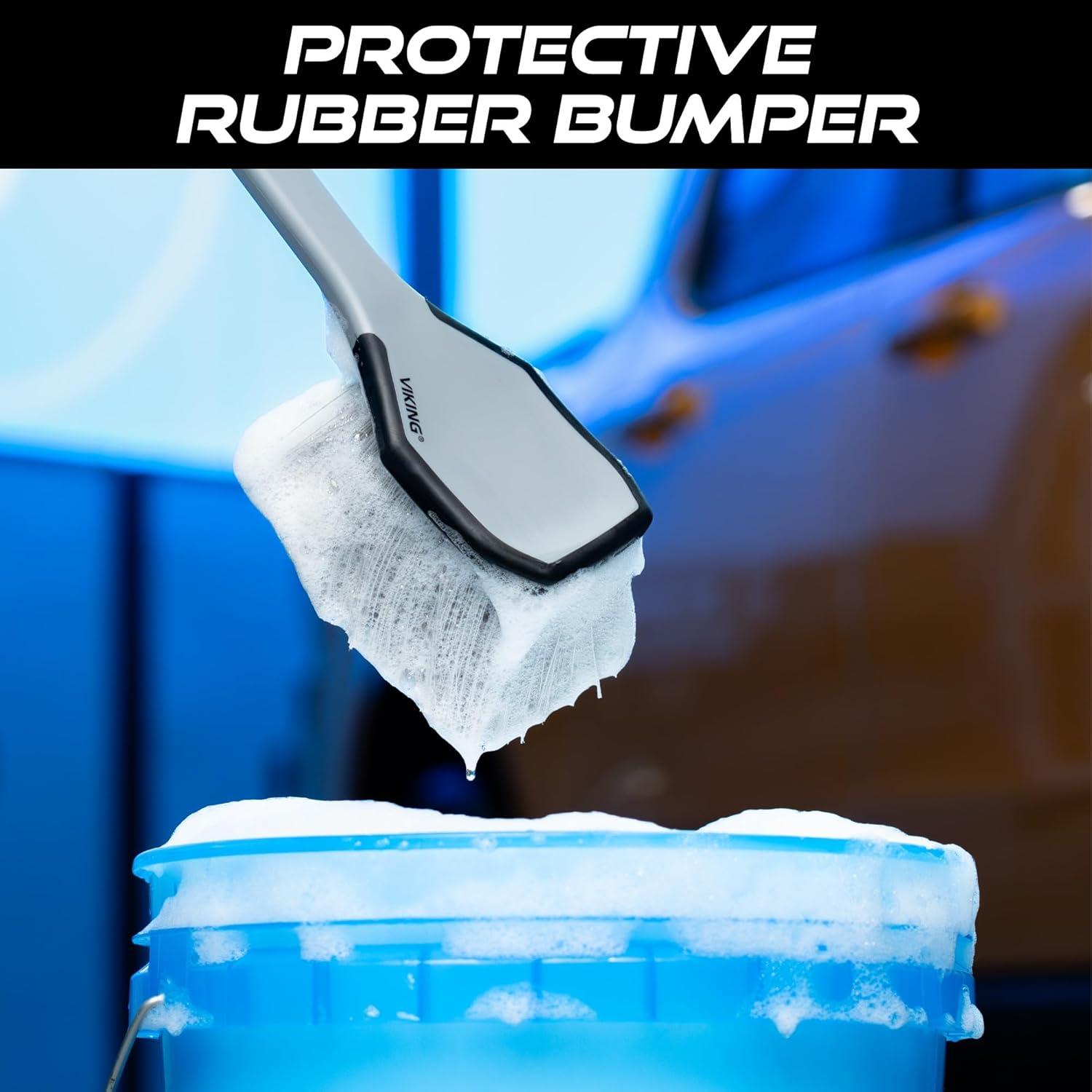 Cepillo de Lavado de Autos VIKING 42 cm Ergonómico para Ruedas