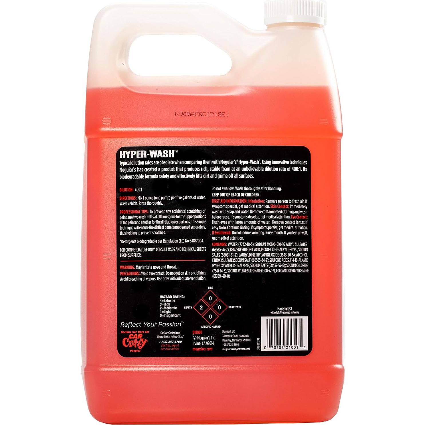 Lavado de Autos Espumoso Meguiar's Hyper-Wash 1 Galón