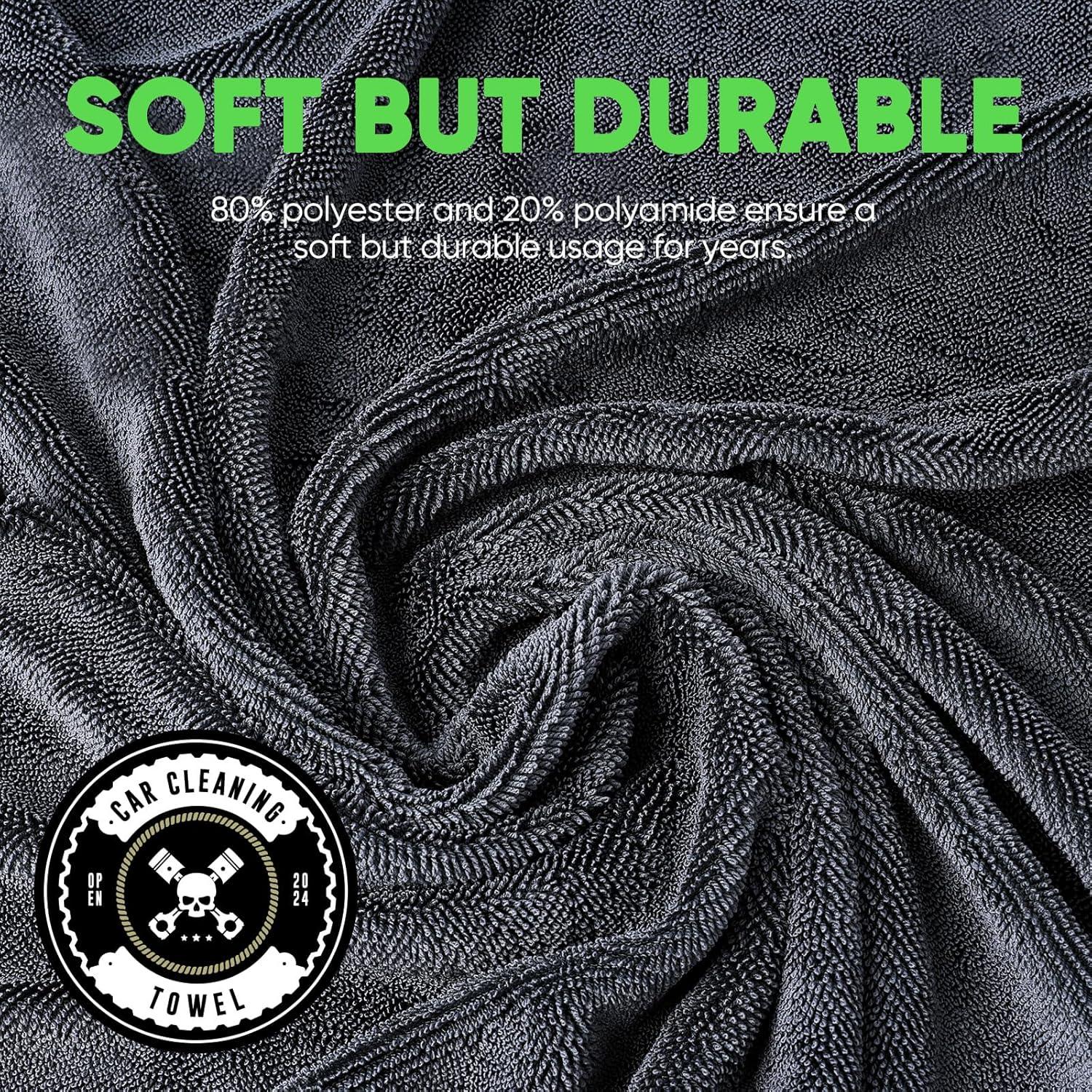 Toallas de Microfibra KKV 2 Piezas 89x61cm Ultra Absorbentes