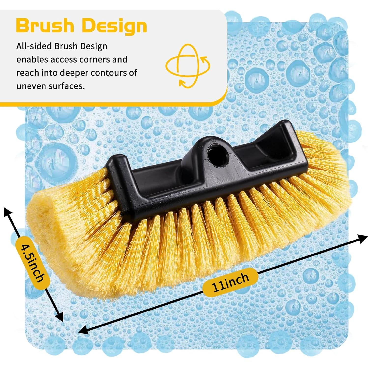 Cepillo de Lavado de Autos Ordenado 62" Mango Extensible