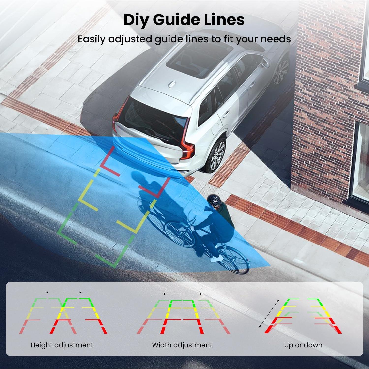 Cámara de Respaldo Inalámbrica AUTO-VOX W12 5" HD 1080P