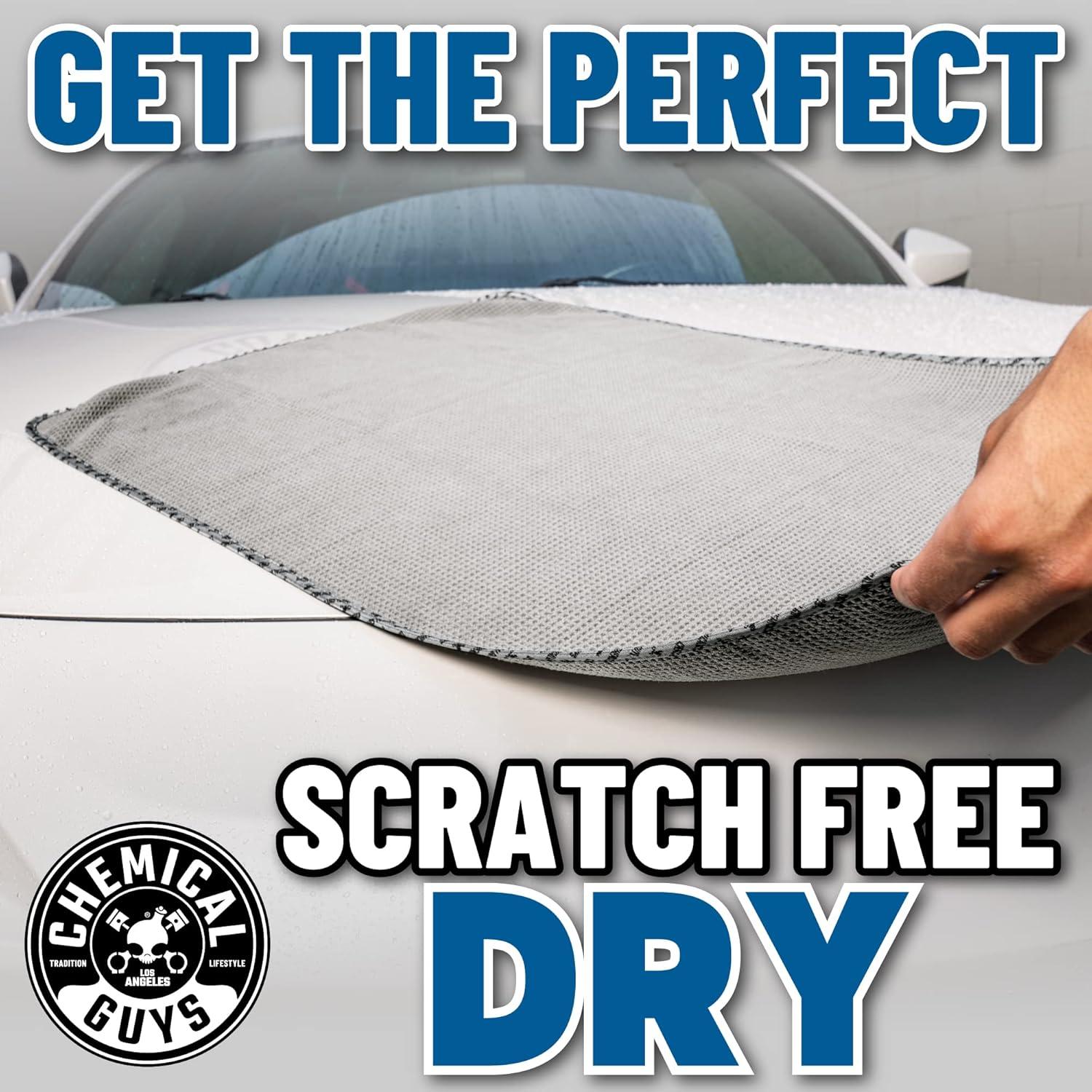 Toalla de Secado Microfibra Chemical Guys 63.5x91.4cm Gris