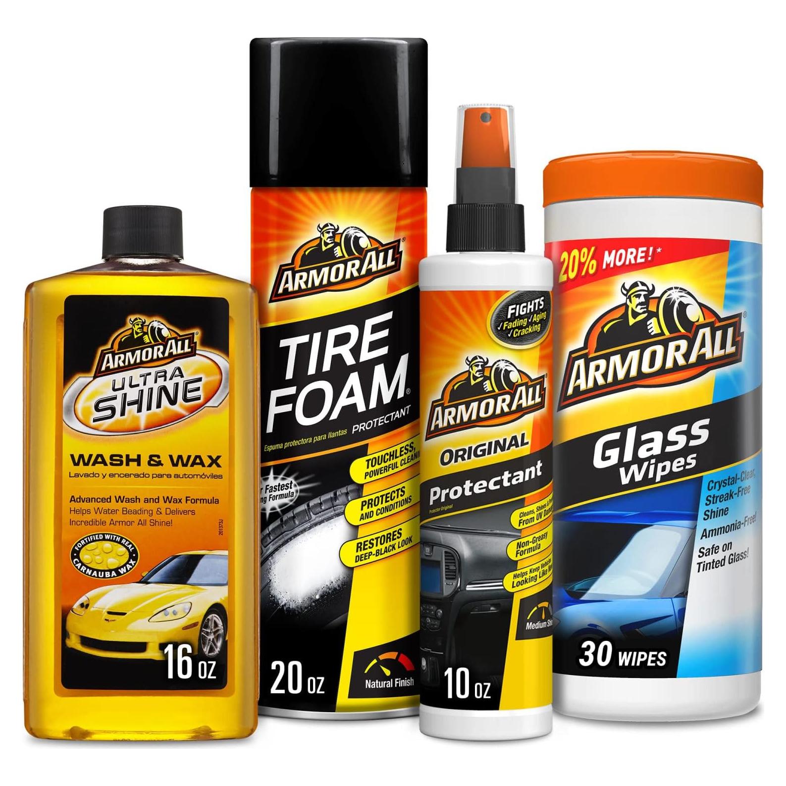 Kit de Lavado y Cuidado de Autos Armor All - 4 Productos