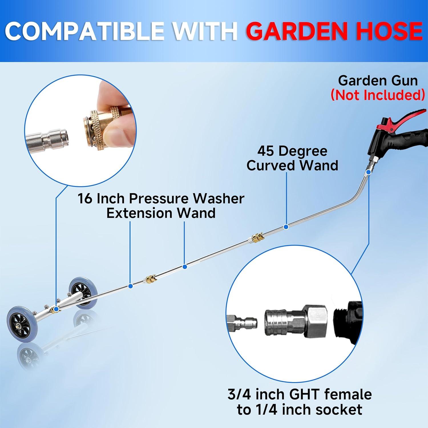Limpiador de Chasis Ridge Washer 16" con 3 Varillas 4000 PSI