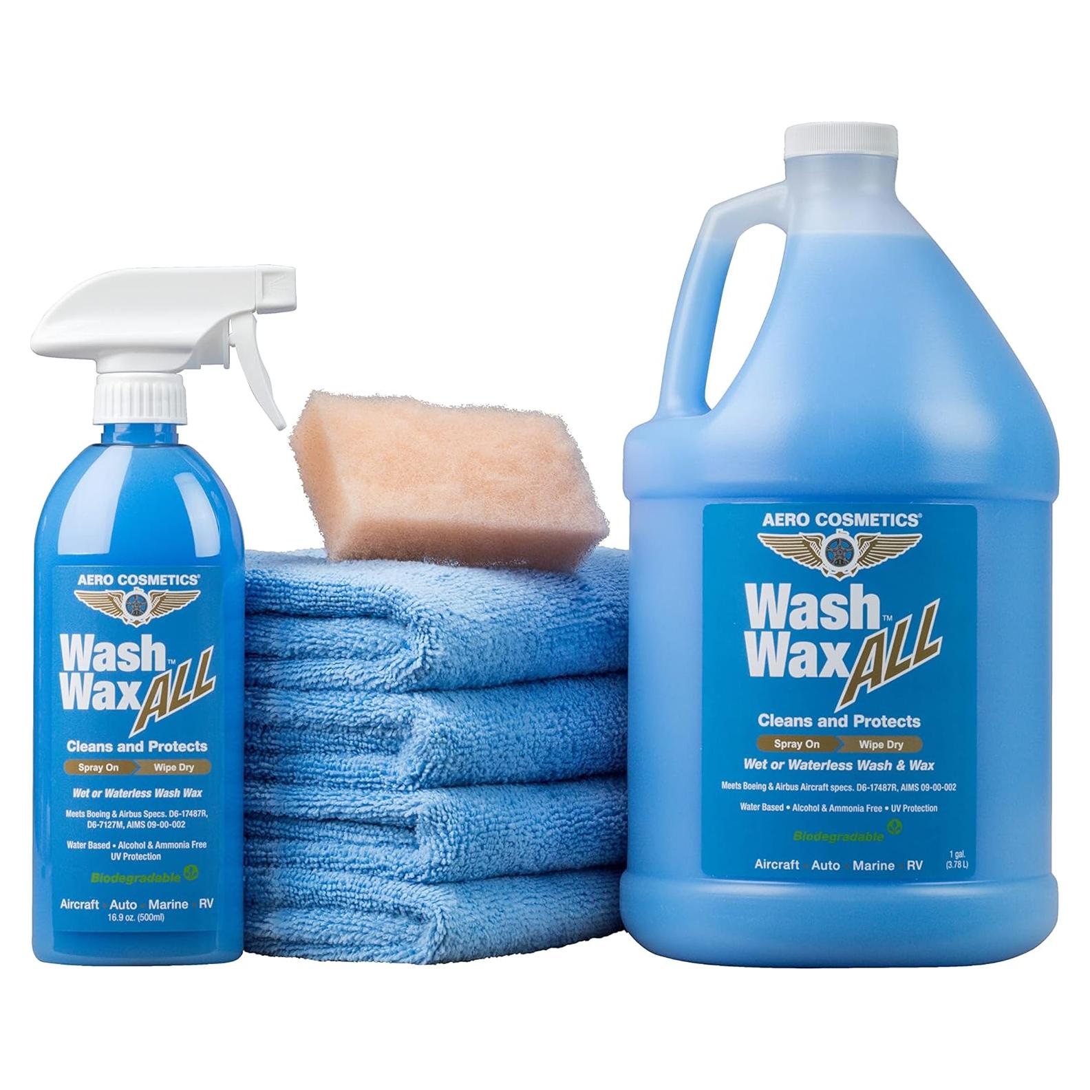 Kit Lavado y Cera Aero Cosmetics 144oz Ecológico UV