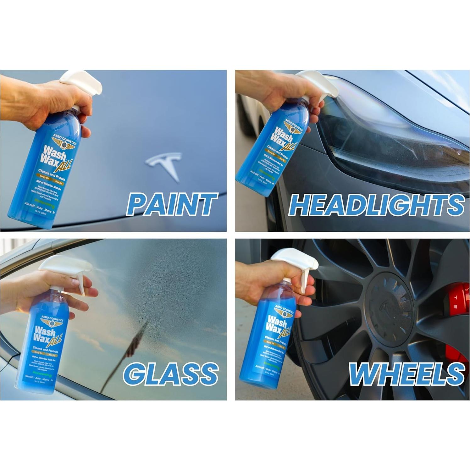 Kit Lavado y Cera Aero Cosmetics 144oz Ecológico UV