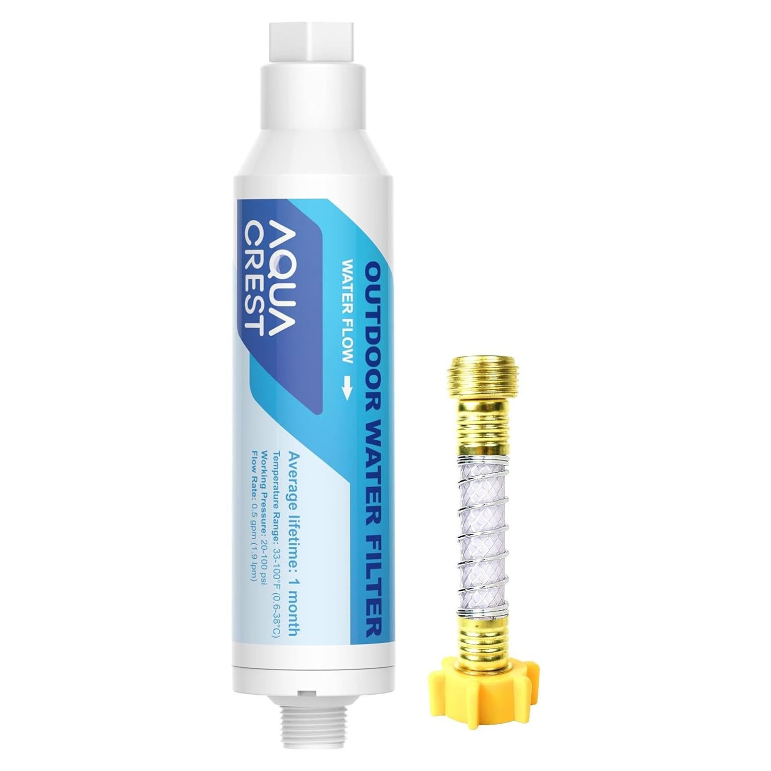 Filtro de Agua Inline Aqua Crest para Lavado de Autos y Jardines