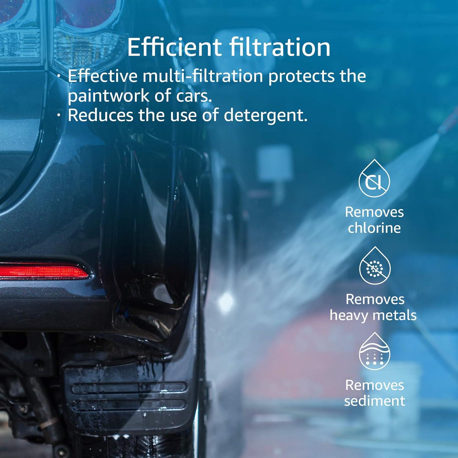 Filtro de Agua Inline Aqua Crest para Lavado de Autos y Jardines