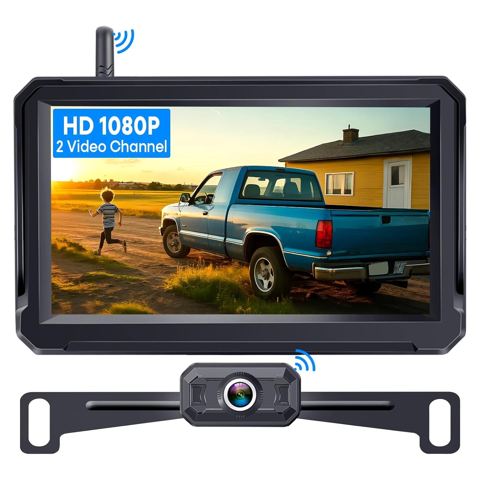 Cámara de Respaldo Inalámbrica Befumly H21 5" HD 1080P IP69K