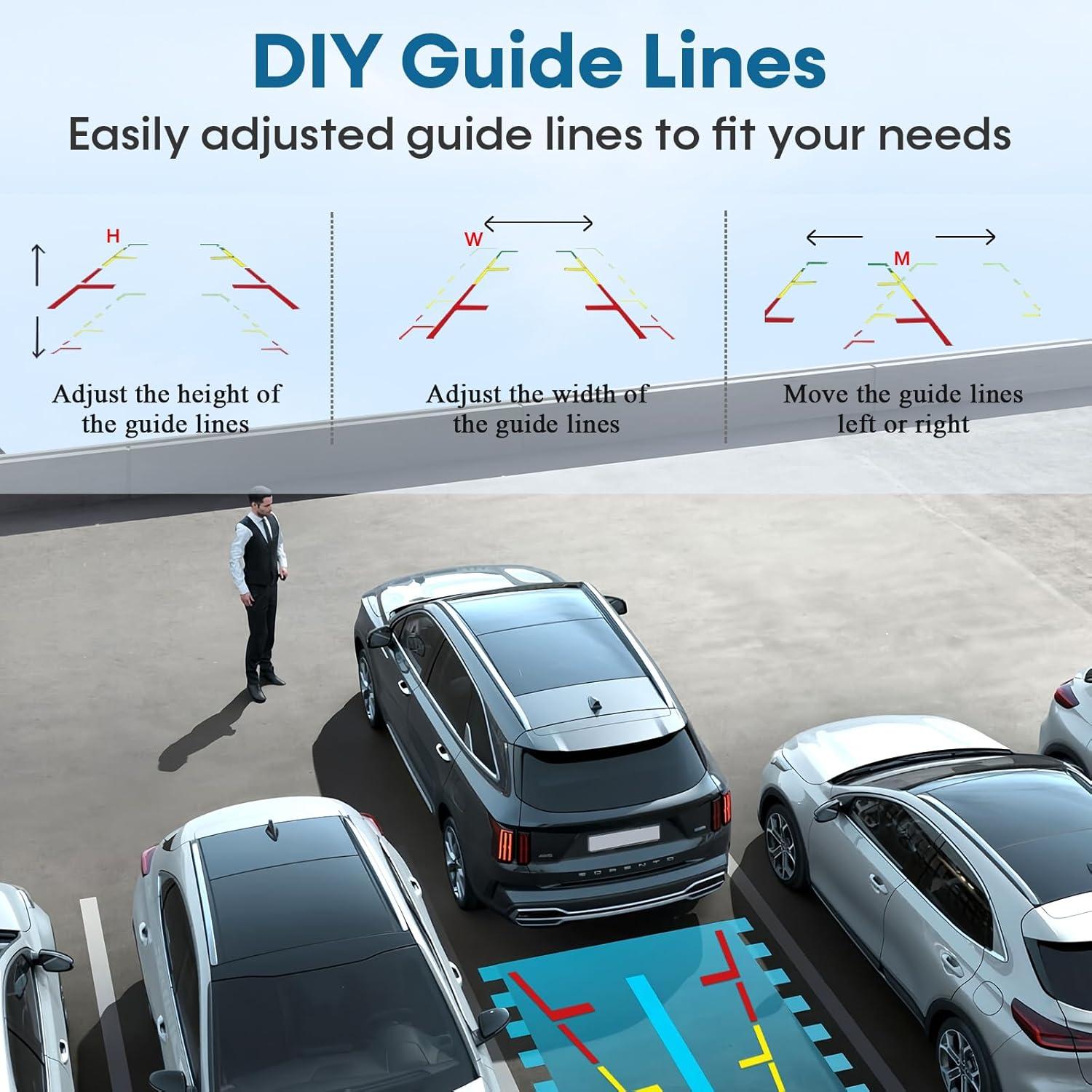 Cámara de Respaldo Inalámbrica Befumly H21 5" HD 1080P IP69K