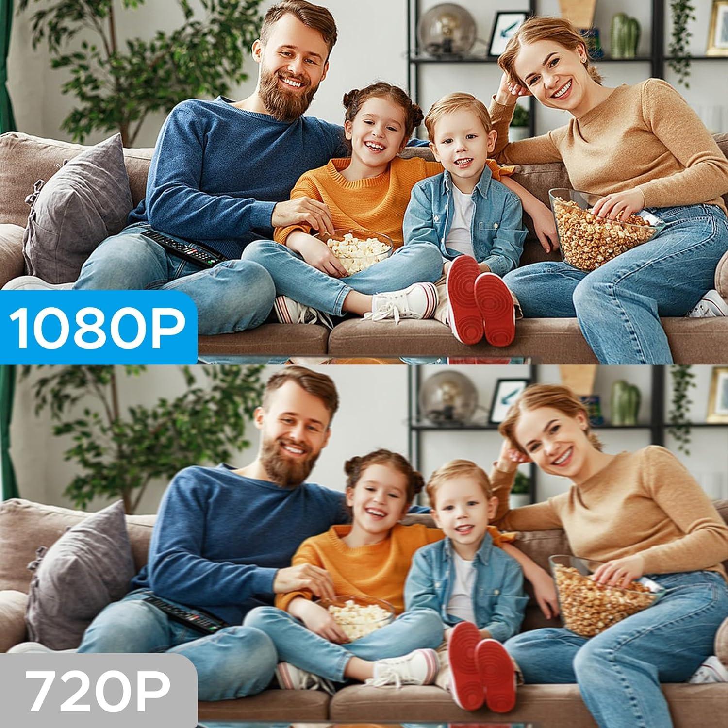 Cámara Inalámbrica WiFi 1080P HD - Vigilancia con Detección de Movimiento