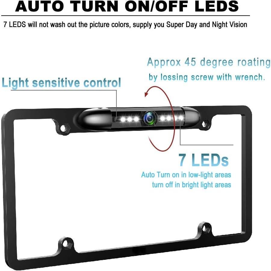 Cámara de Respaldo GLK HD con Visión Nocturna 170° Impermeable