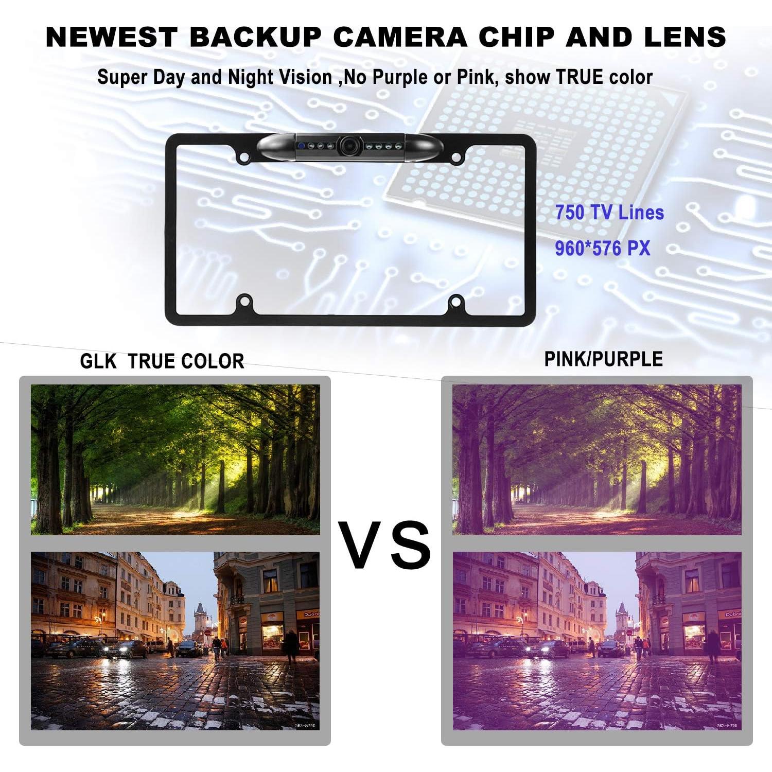 Cámara de Respaldo GLK HD con Visión Nocturna 170° Impermeable