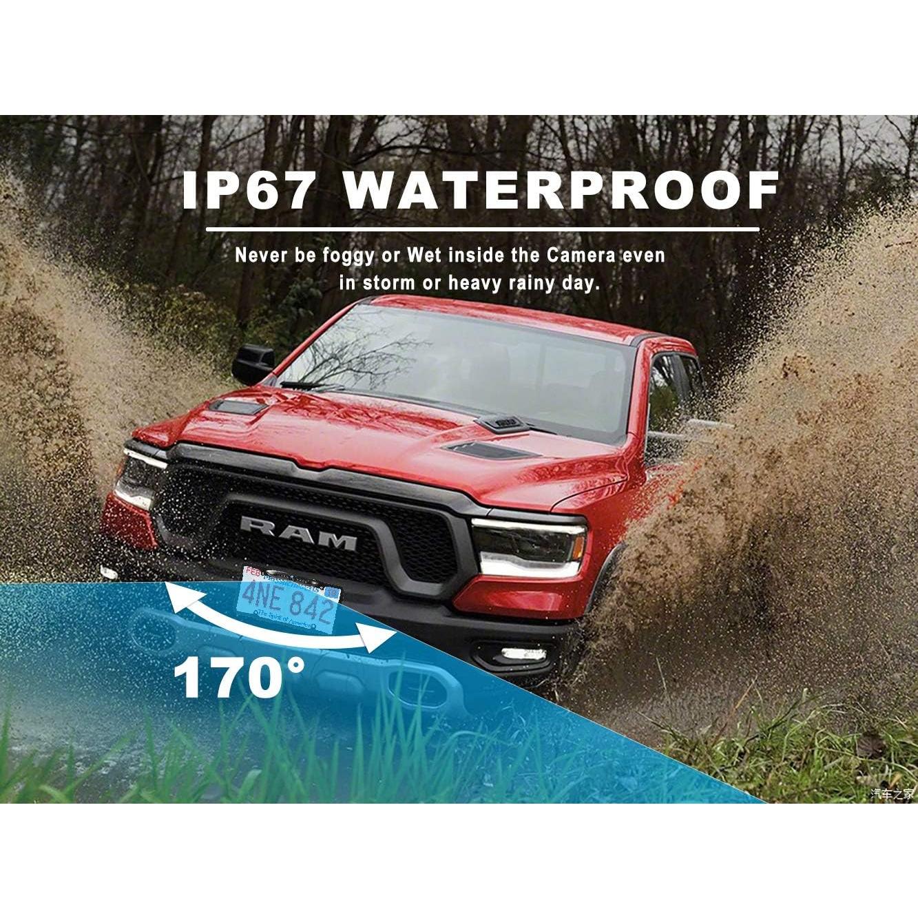 Cámara de Respaldo GLK HD con Visión Nocturna 170° Impermeable