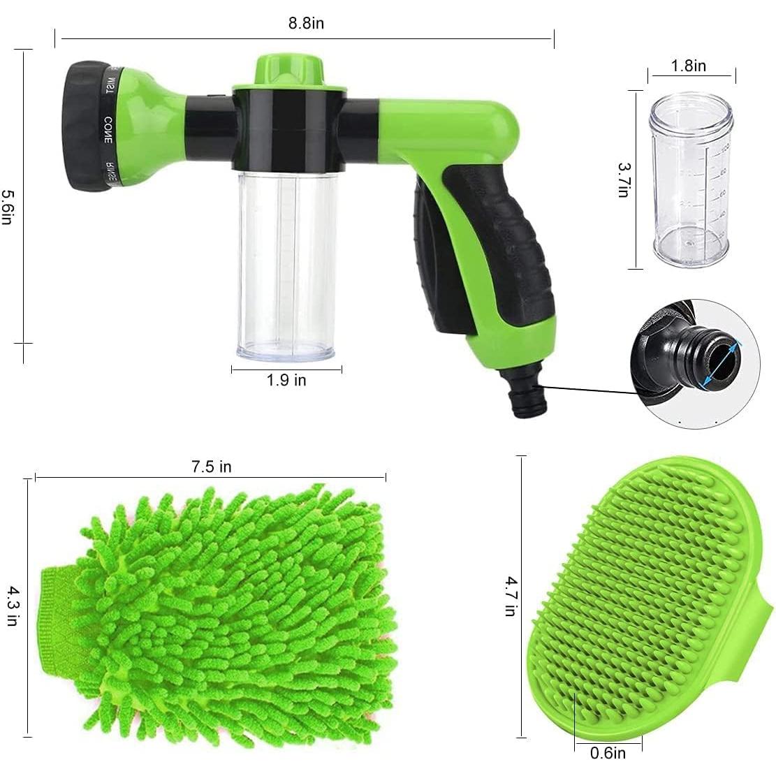 Boquilla de Espuma Kamirola 8 en 1 para Lavado de Coche