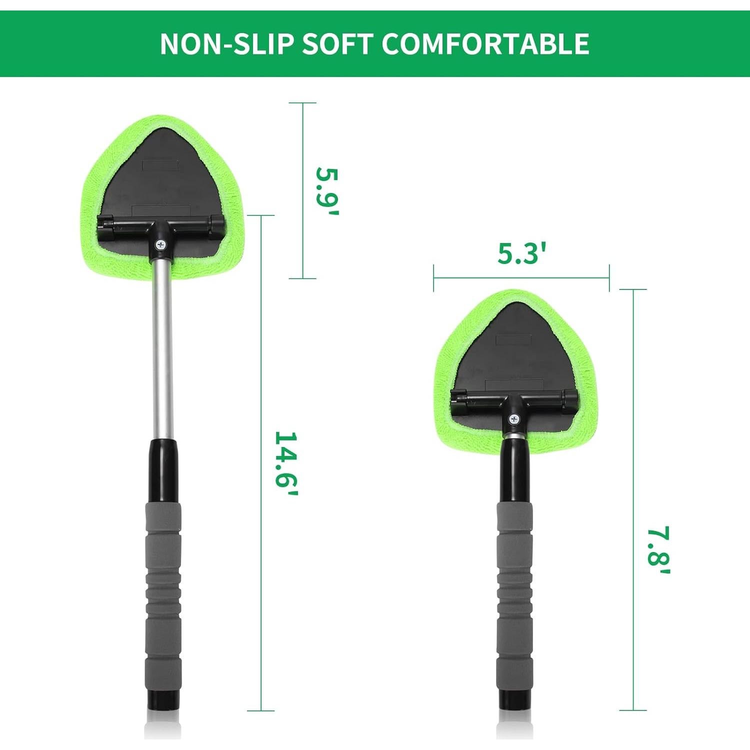 Limpiaparabrisas XINDELL con Mango Extensible y 3 Paños Microfibra