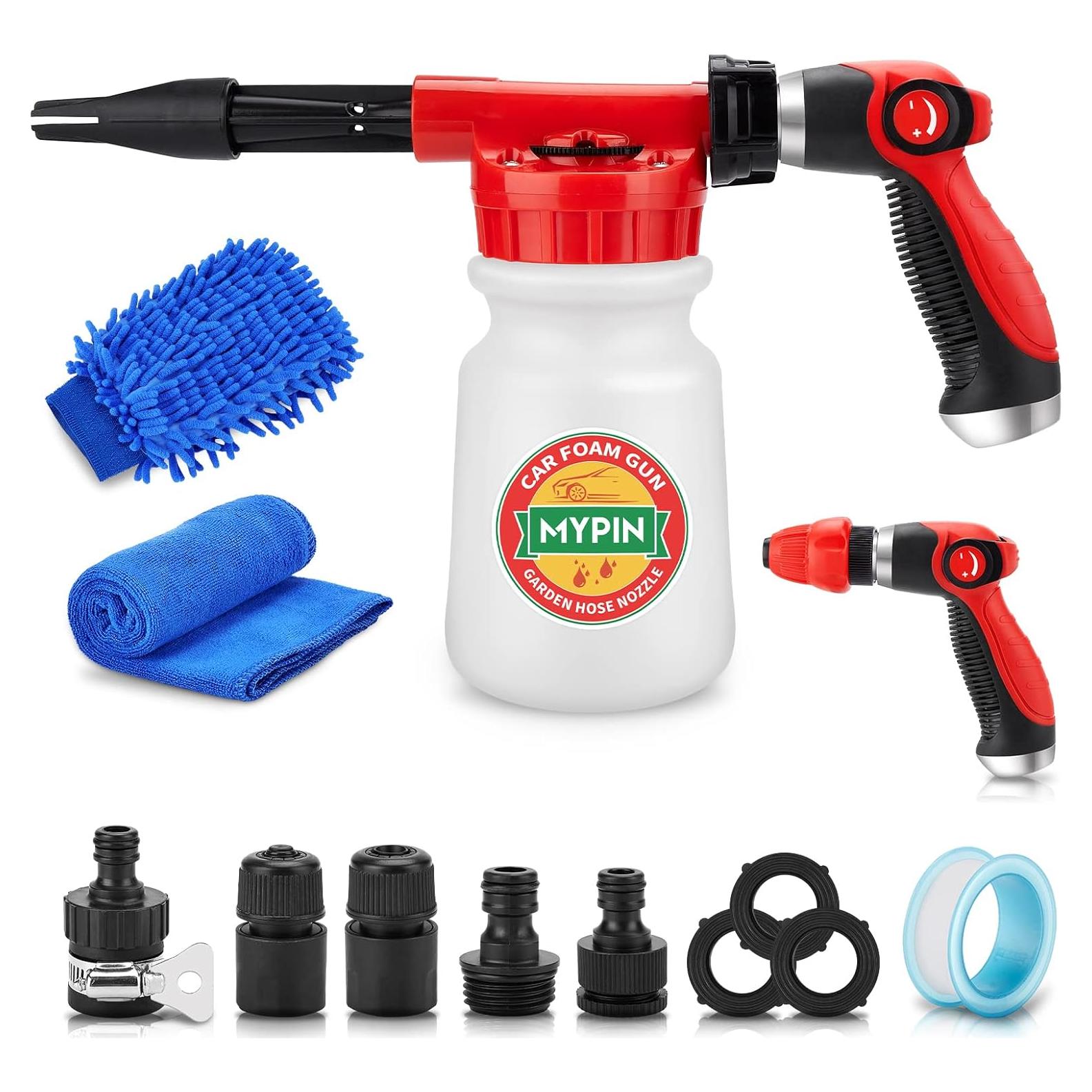 Pistola de Espuma MYPIN 16 en 1 para Lavado de Autos y Jardín