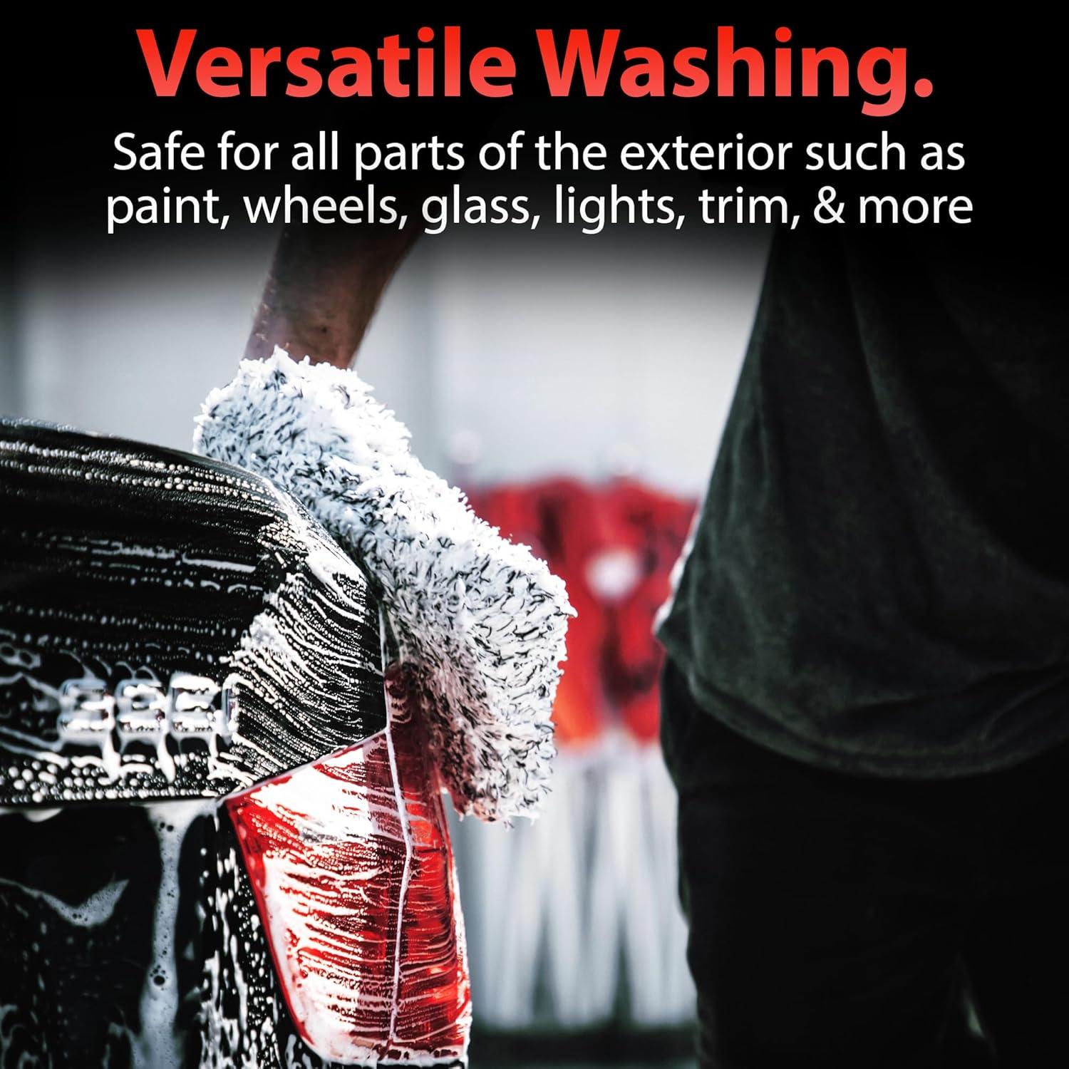 Mitón de Lavado de Microfibra Adam's Polishes 100% Gris 1 Unidad