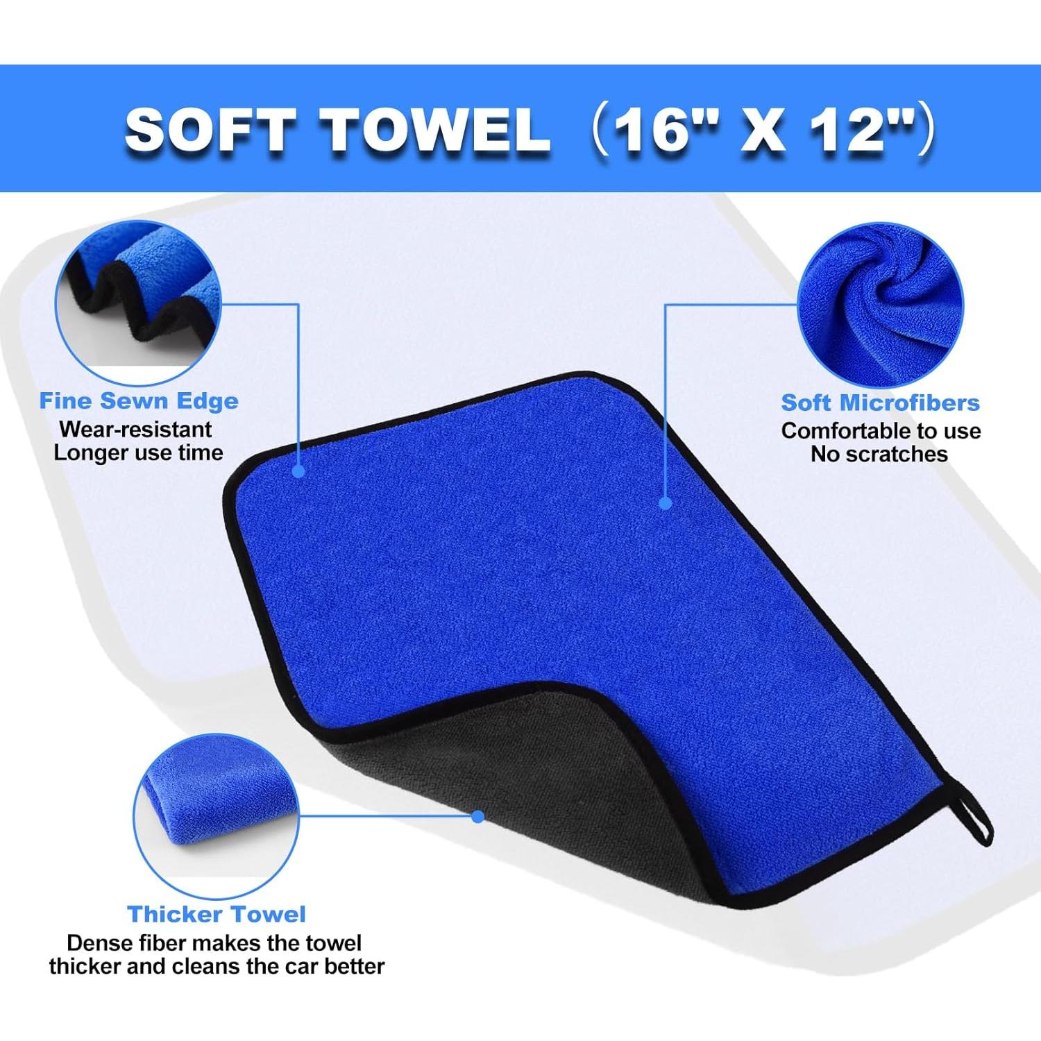 Cepillo de Lavado de Autos NIKCOSMK 62" con Guante y Neumáticos