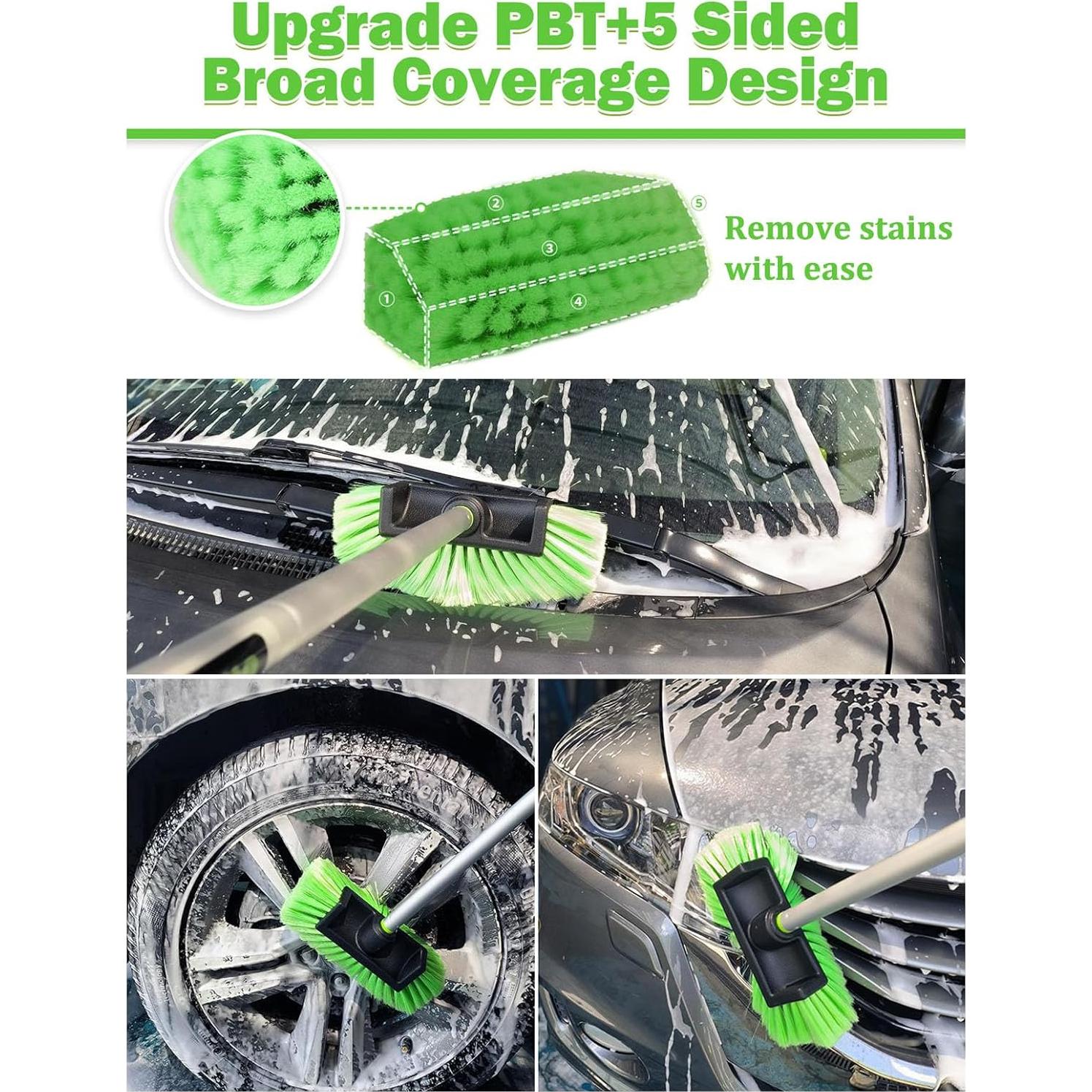 Cepillo de Lavado de Autos Jisejima 60" Extensible 5 Lados