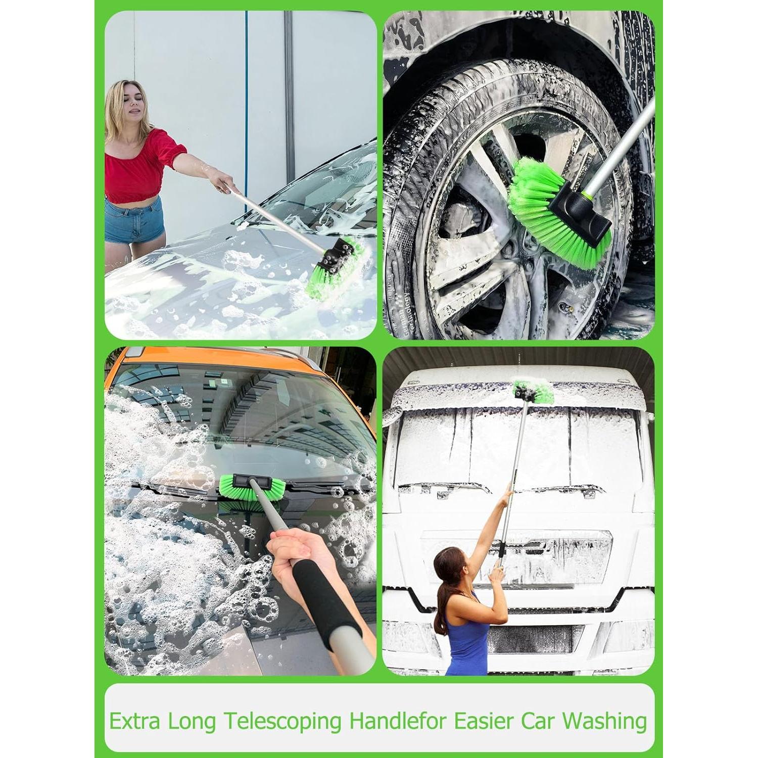 Cepillo de Lavado de Autos Jisejima 60" Extensible 5 Lados