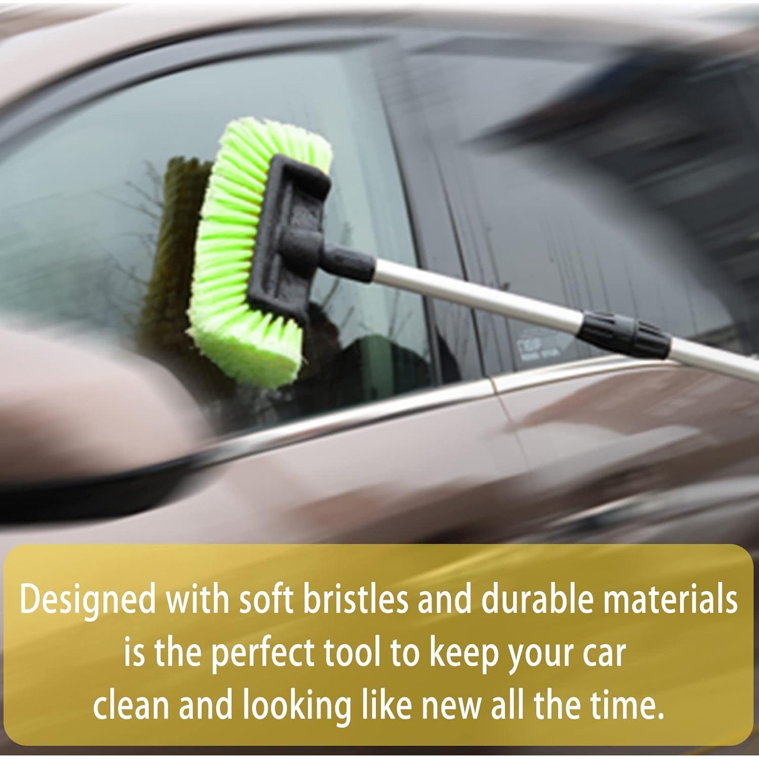 Cepillo de Lavado de Autos Forgrace 30.48 cm Verde Cerdas Suaves