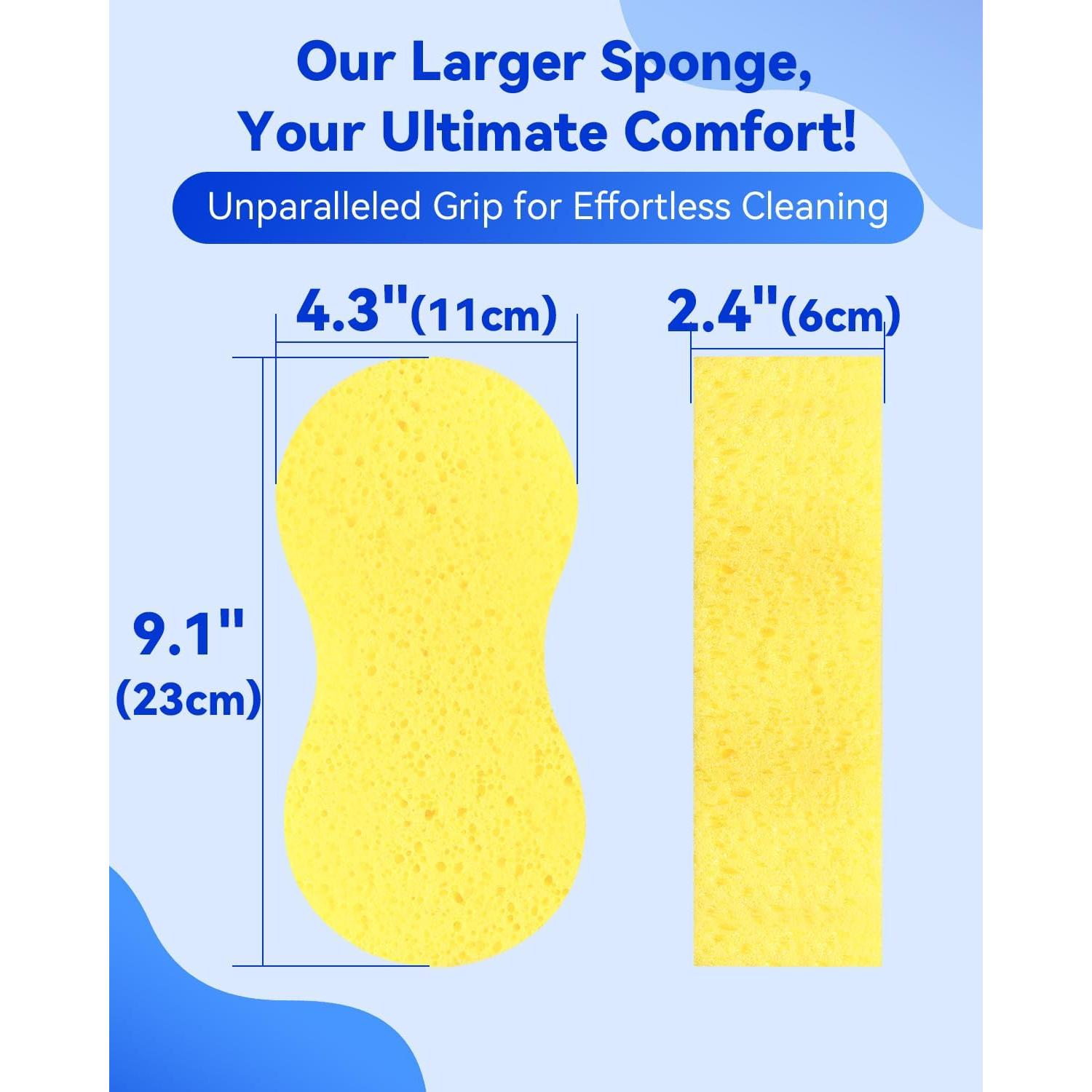 Esponjas de Lavado Temede - Paquete de 5 Grandes 23x11x6 cm