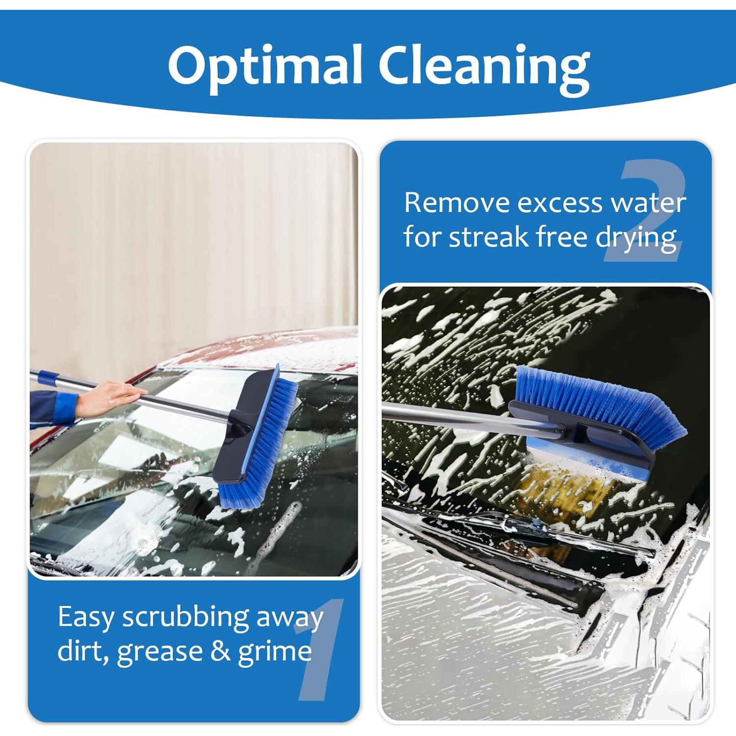 Cepillo de Lavado de Autos PIMEKOY 60 cm con Mitón Microfibra