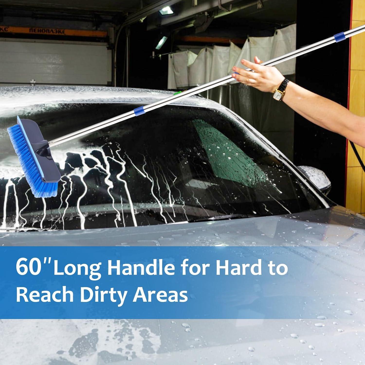 Cepillo de Lavado de Autos PIMEKOY 60 cm con Mitón Microfibra